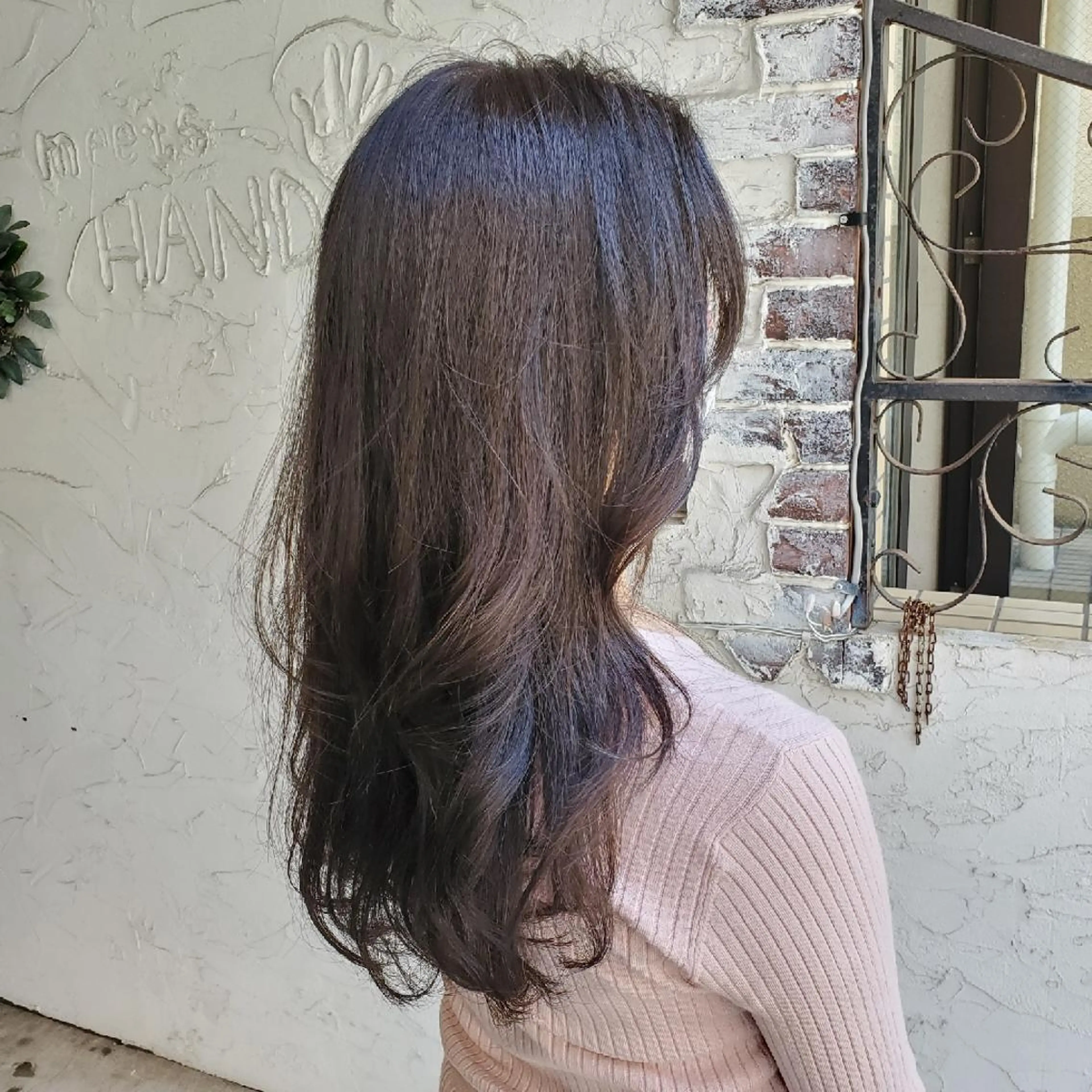 ロング カラー カット ヘアカラー トリートメント 韓国ヘア レイヤー くびれヘアMATSUのヘアスタイル