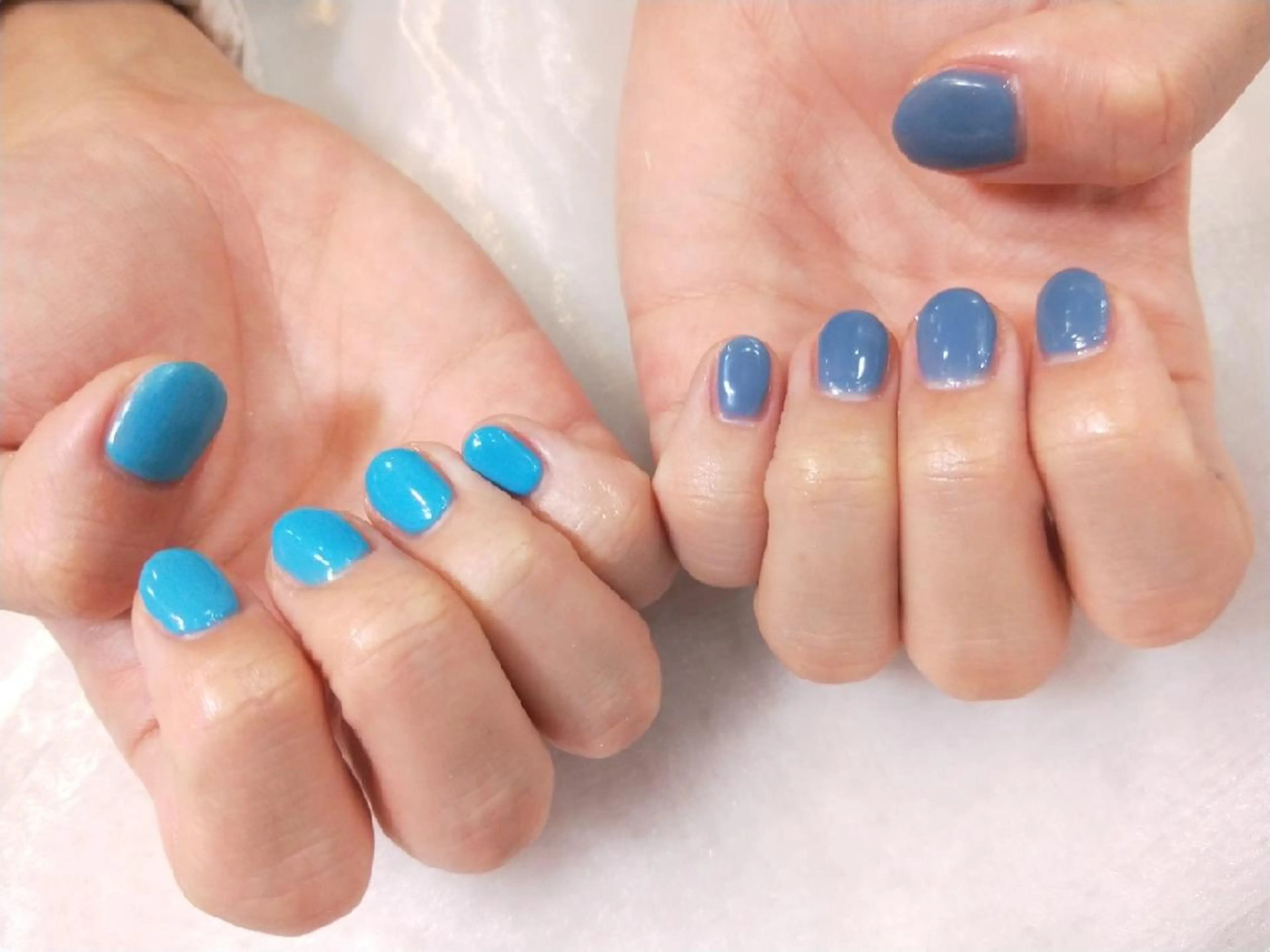 ネイル ハンドネイル ハンドケア R'well所属・はばすみれ🎀ﾈｲﾙ 光ﾌｪｲｼｬﾙ ﾍｱのネイルデザイン