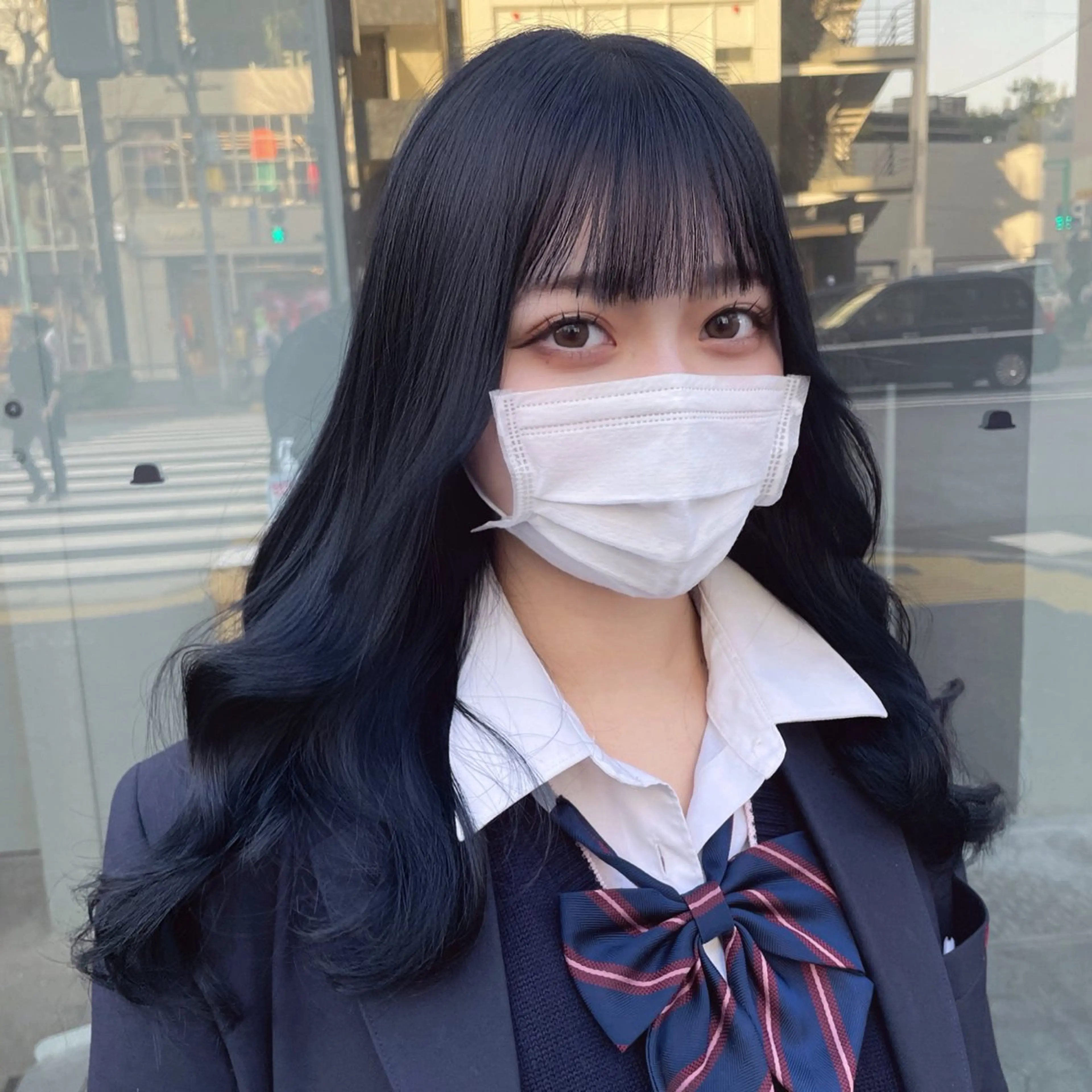 ロング ヘアカラー 🦋韓国風カラー🦋 こうせい原宿のヘアスタイル