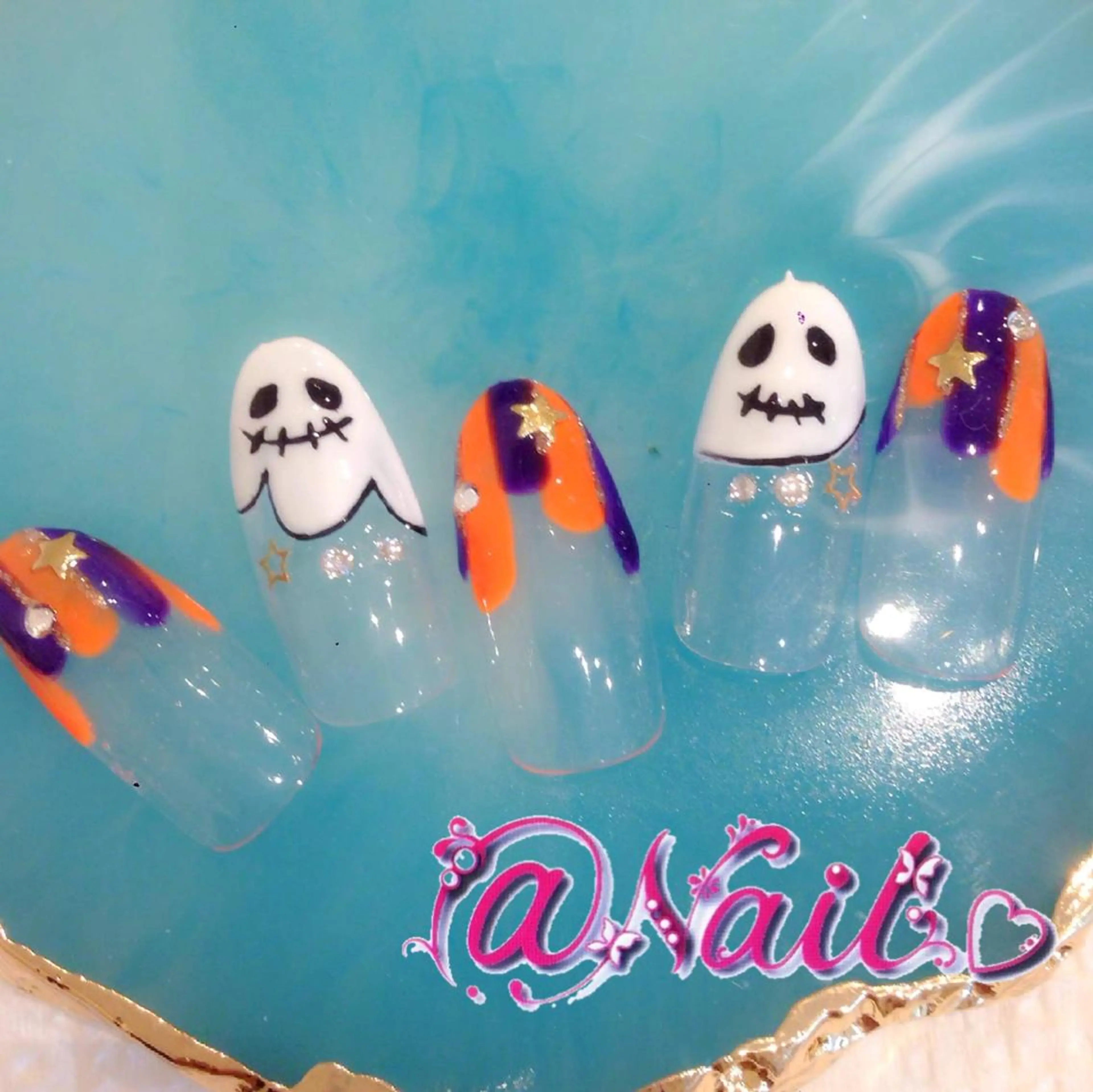 ネイル ネイルチップ 小尾 栞のネイルデザイン