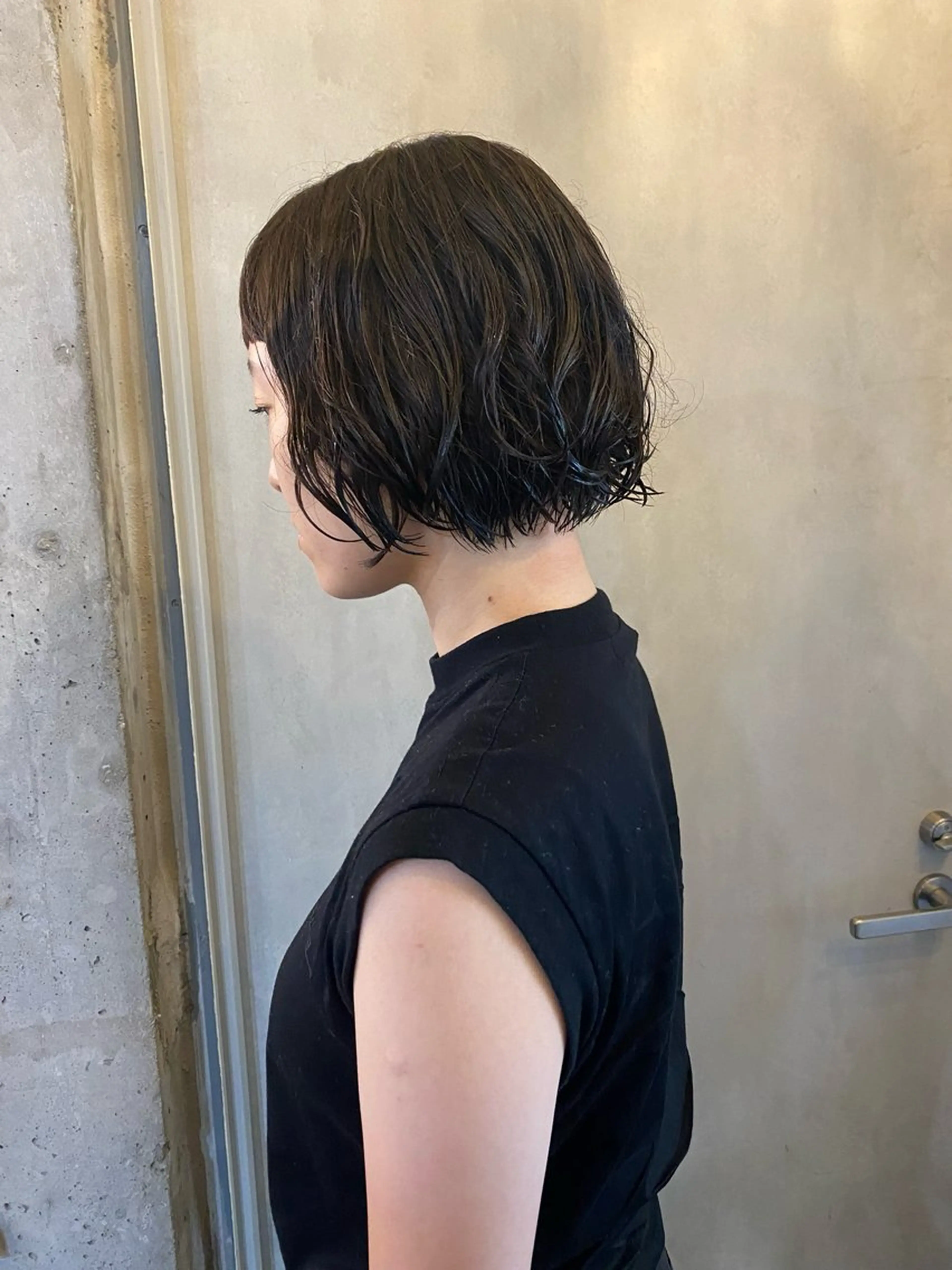 ショート パーマ ボブ カット パーマ KAWAHARA YUKIのヘアスタイル