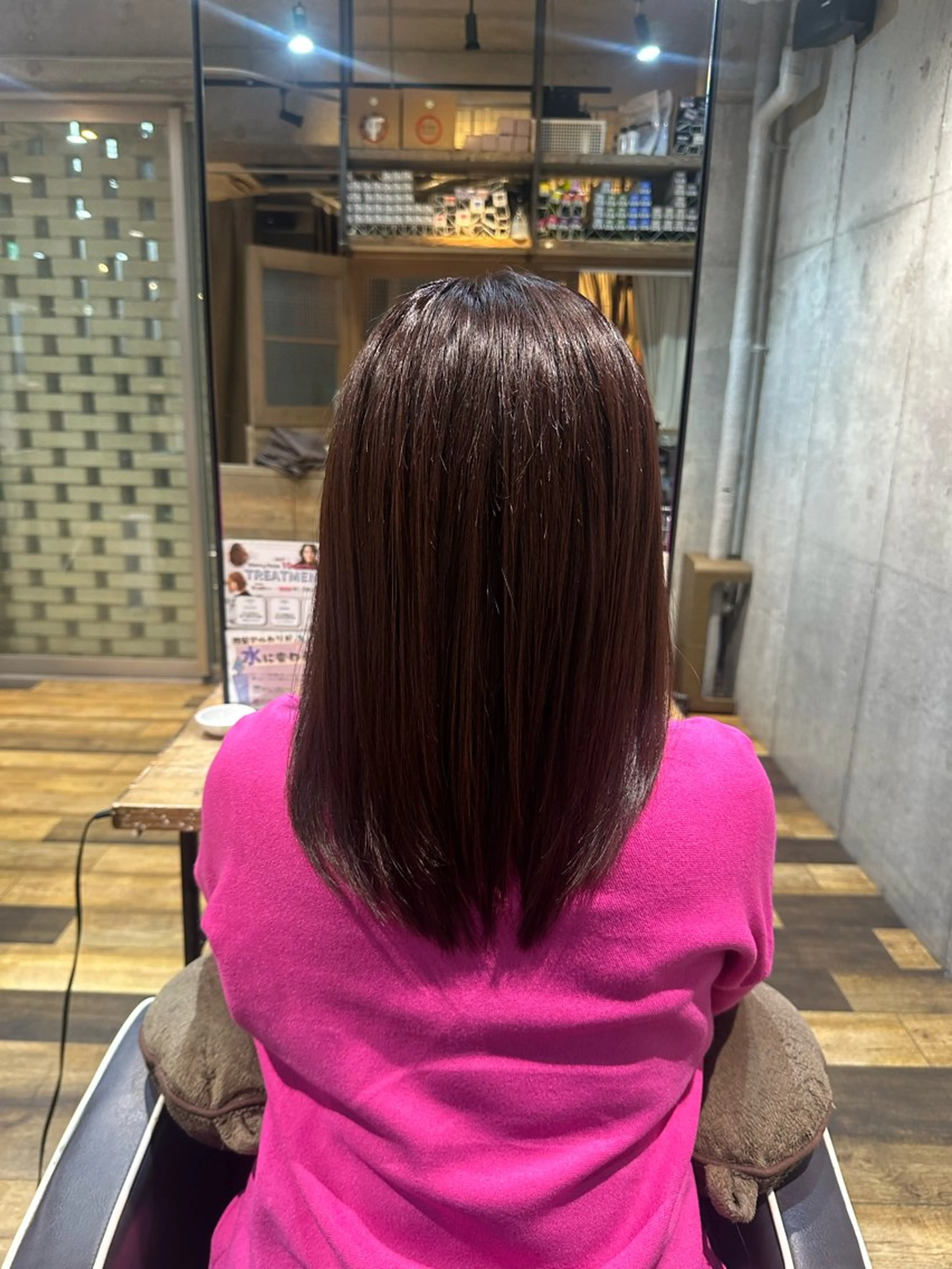 セミロング カラー ヘアカラー flannel 優介のヘアスタイル