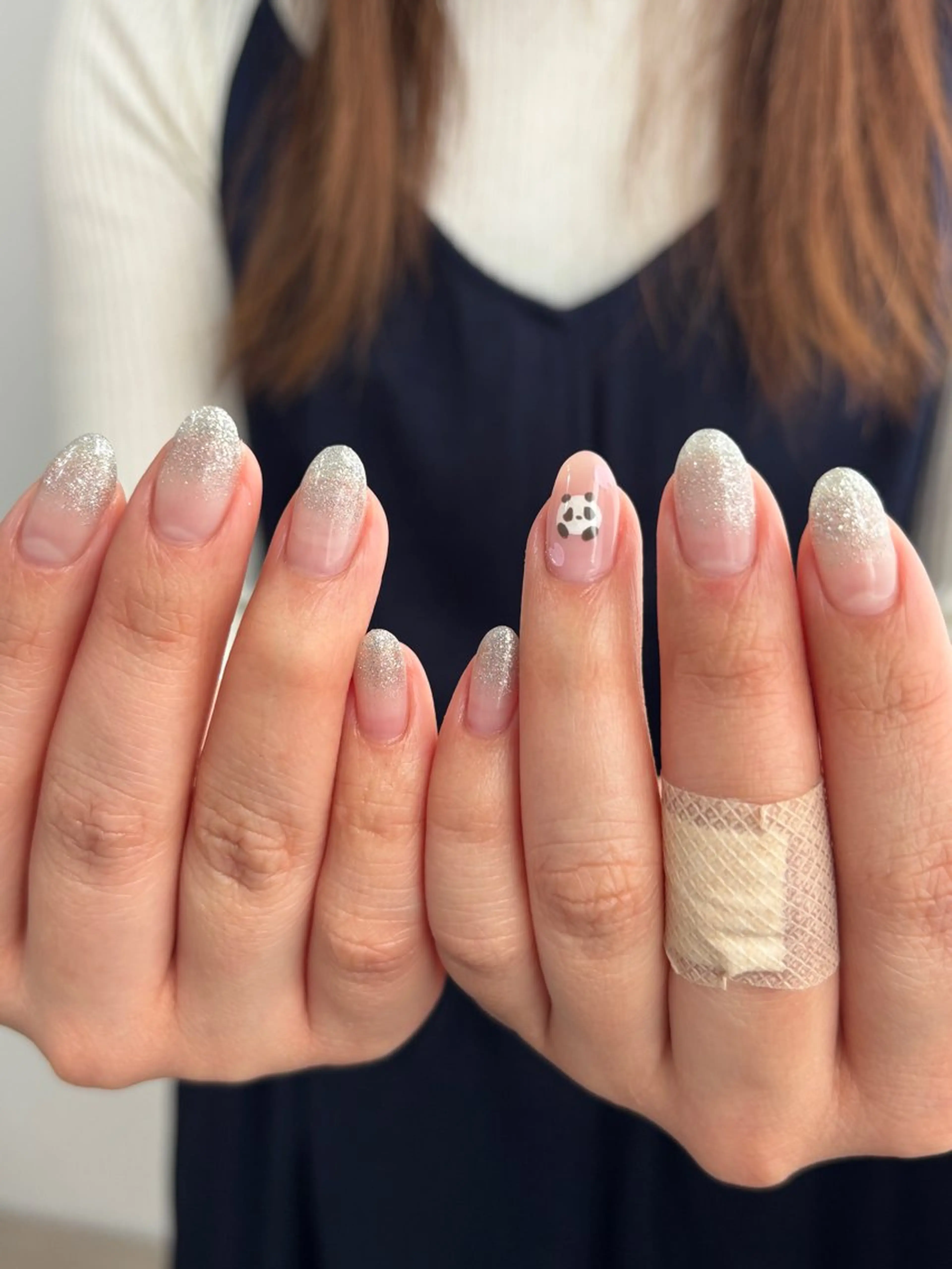 ネイル アートネイル 桜ネイル グラデーション 持ち込み ワンカラーネイル ハンドネイル nail salon toki.のネイルデザイン