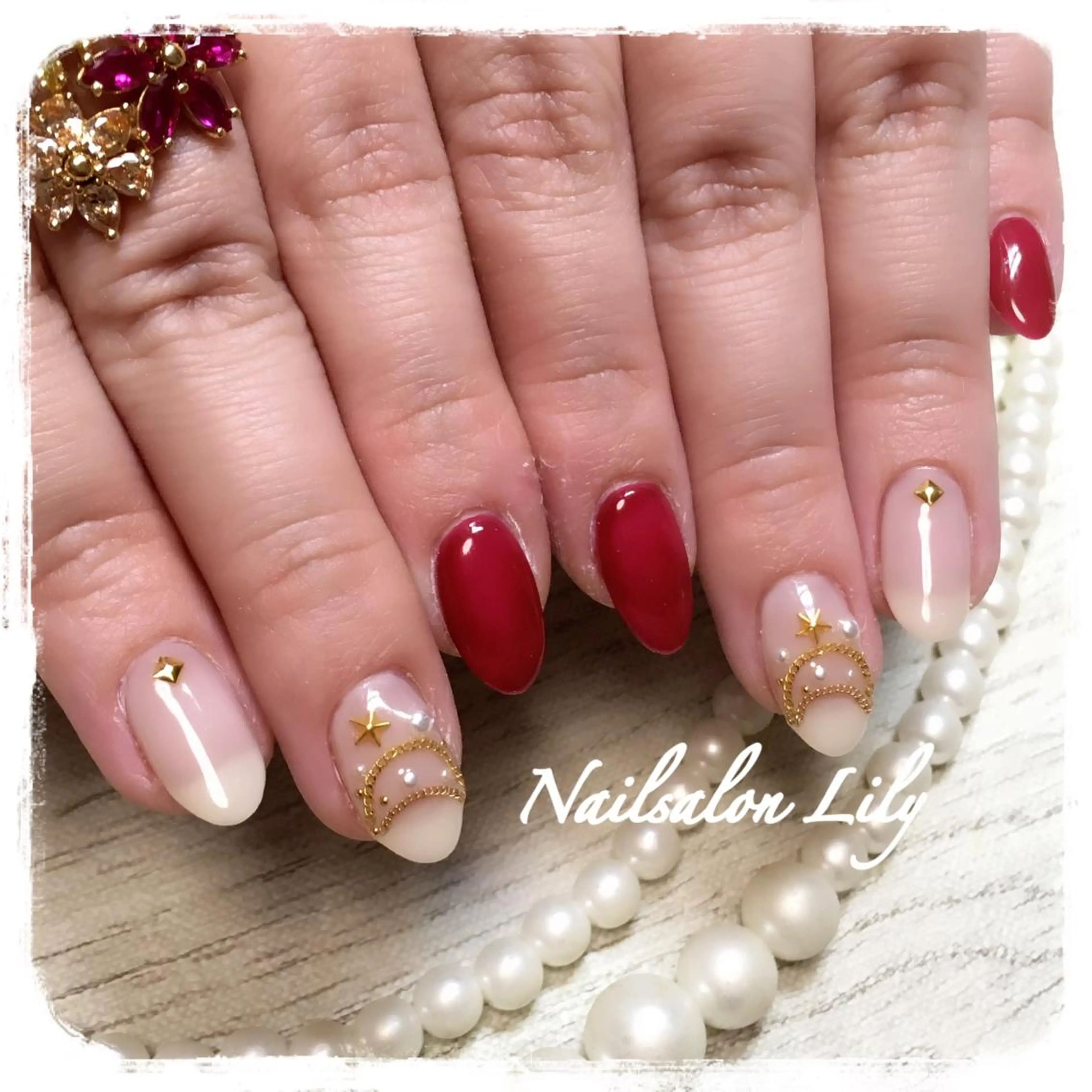 ネイル ハンドネイル Lily*nail 🌻Mii🌻のネイルデザイン