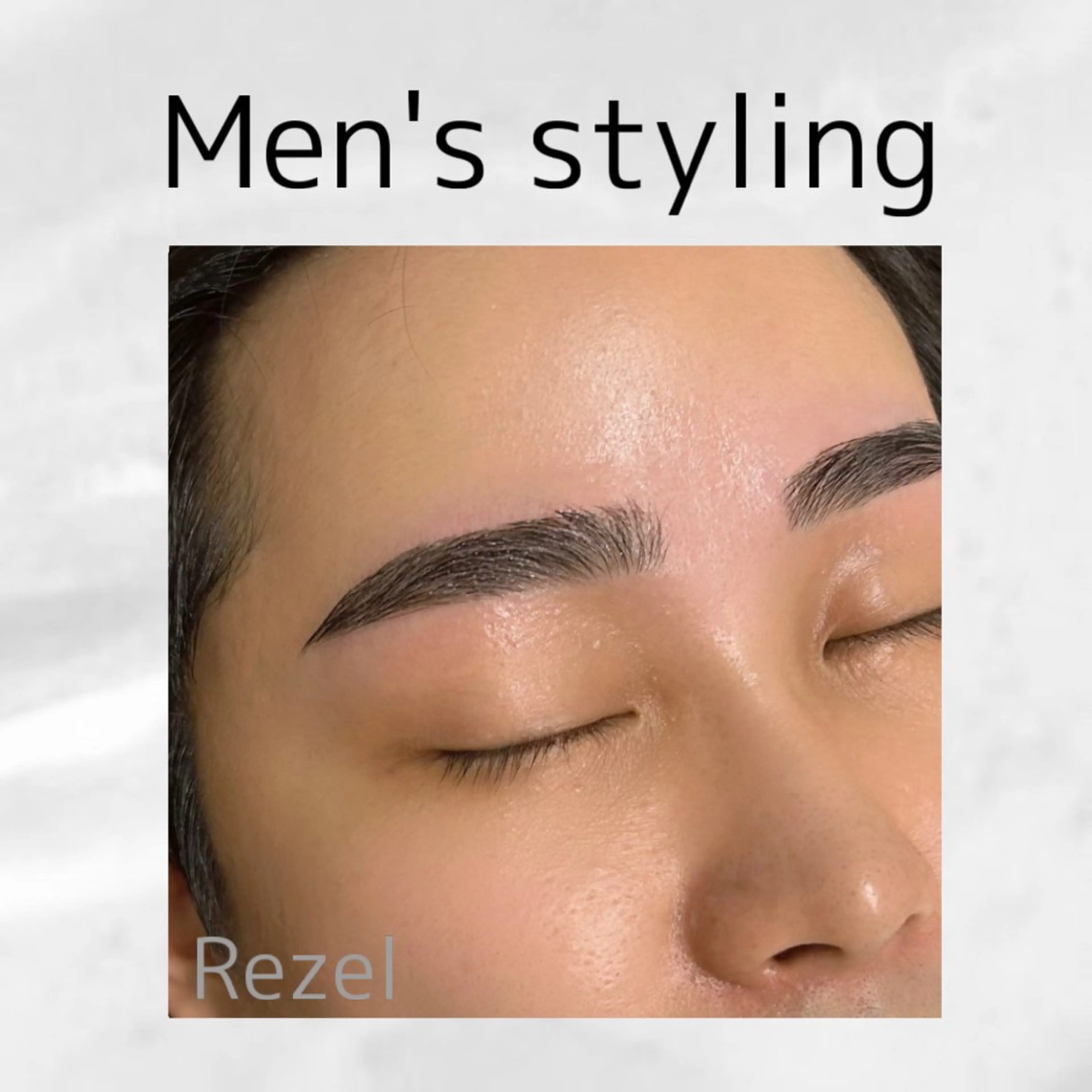 ミニモ限定❣️メンズアイブロウ✨waxで垢抜け眉毛☺️の写真