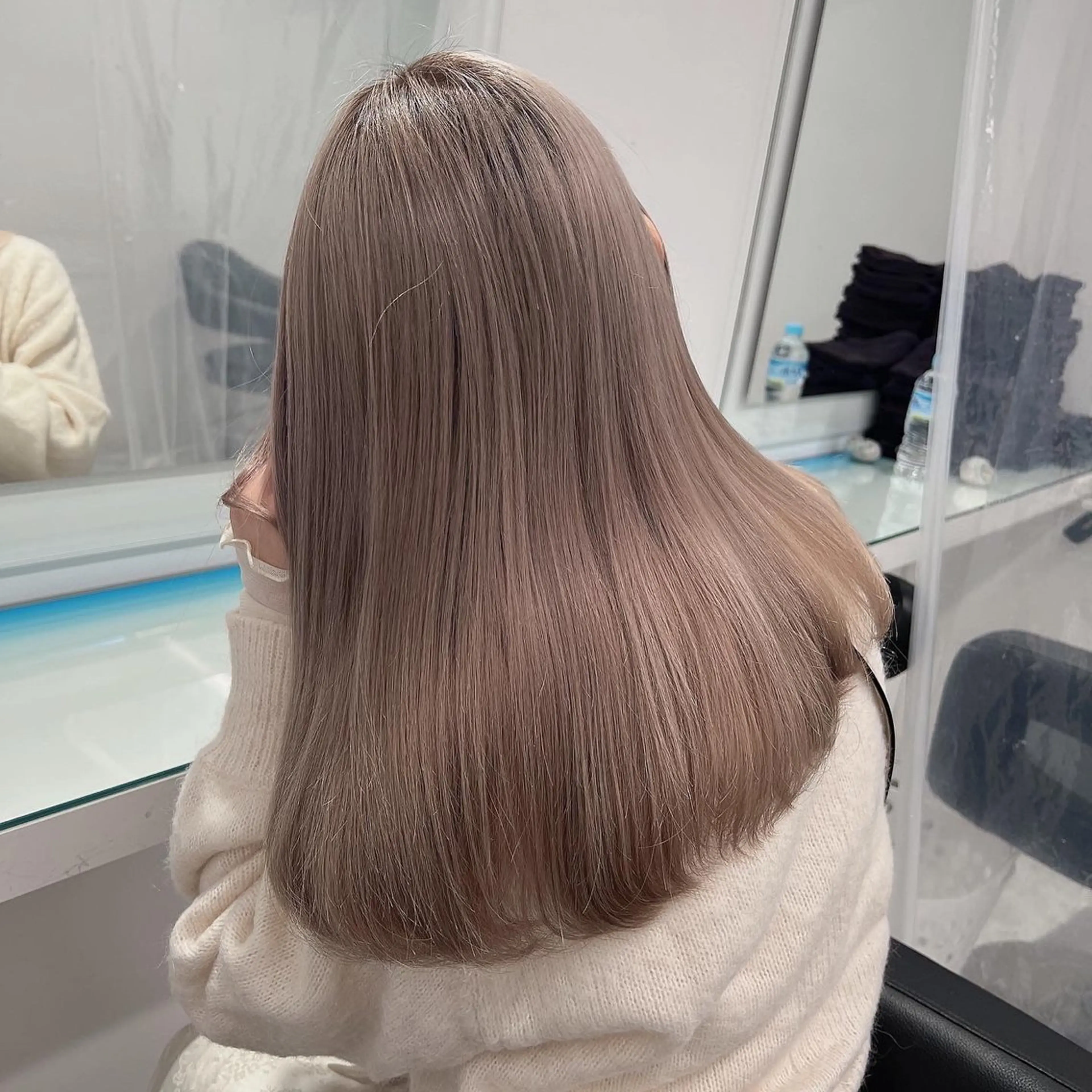 ロング カラー ヘアアレンジ ダブルカラー｜ なおき｜池袋美容師のヘアスタイル