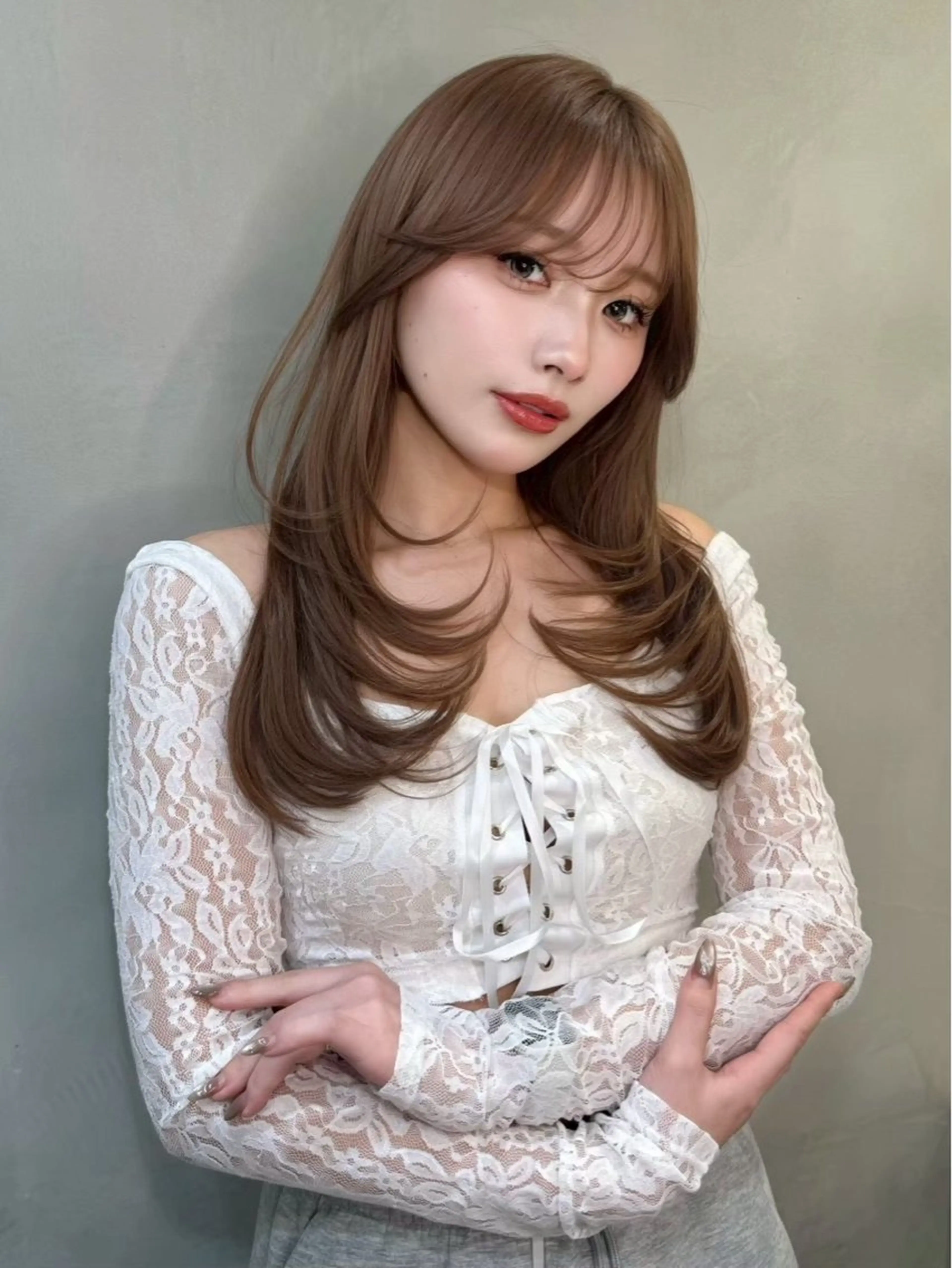 カラー ブリーチ ブリーチなしカラー 大宮🎀 mizukiのヘアスタイル