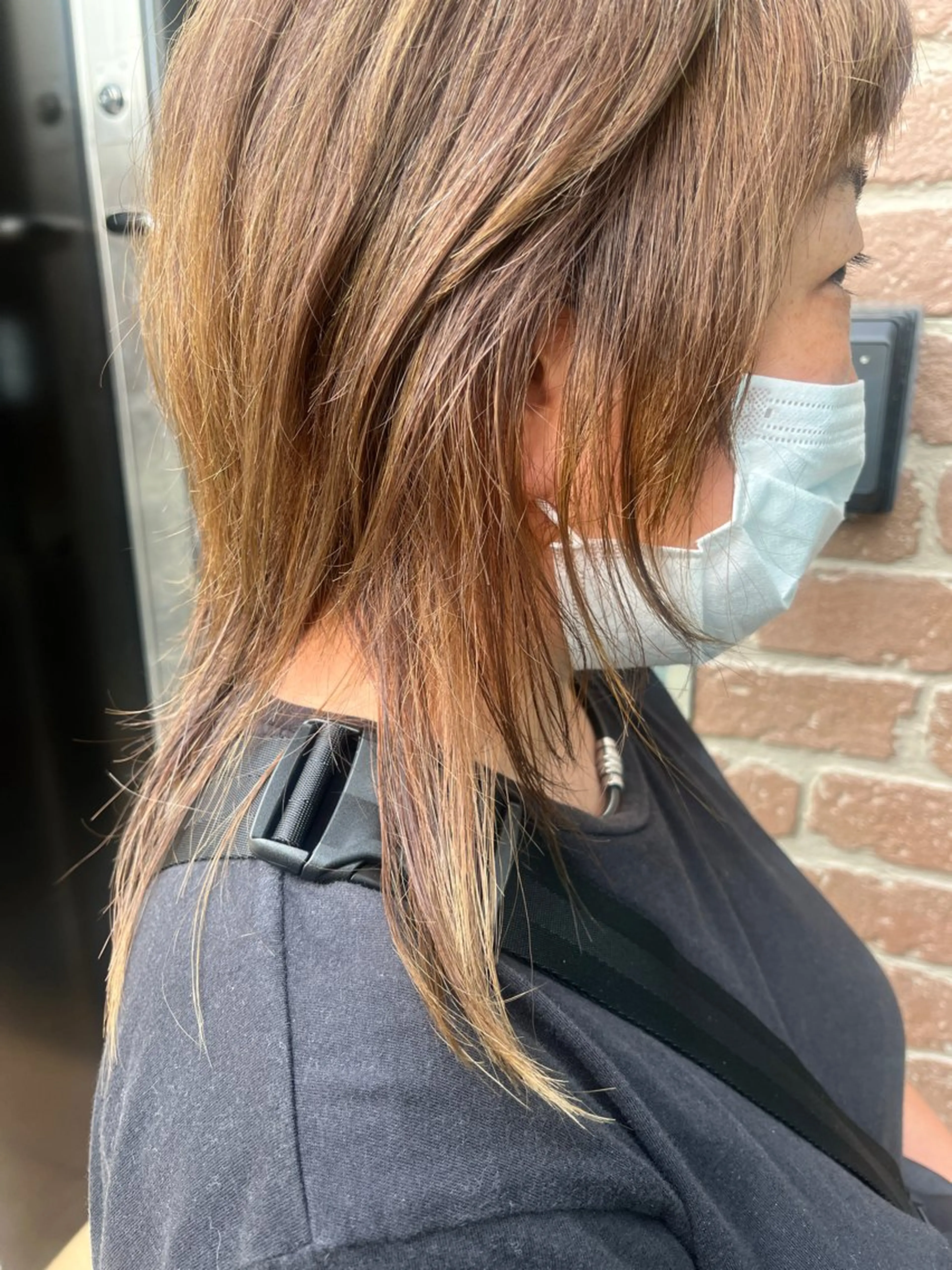 セミロング カラー パーマ ヘアアレンジ メンズ キッズ ネイル マツエク・マツパ アイブロウ メンズブリーチ メンズハイライト メンズインナーカラー メンズ韓国風 ブリーチ 久木原 ゆりのヘアスタイル