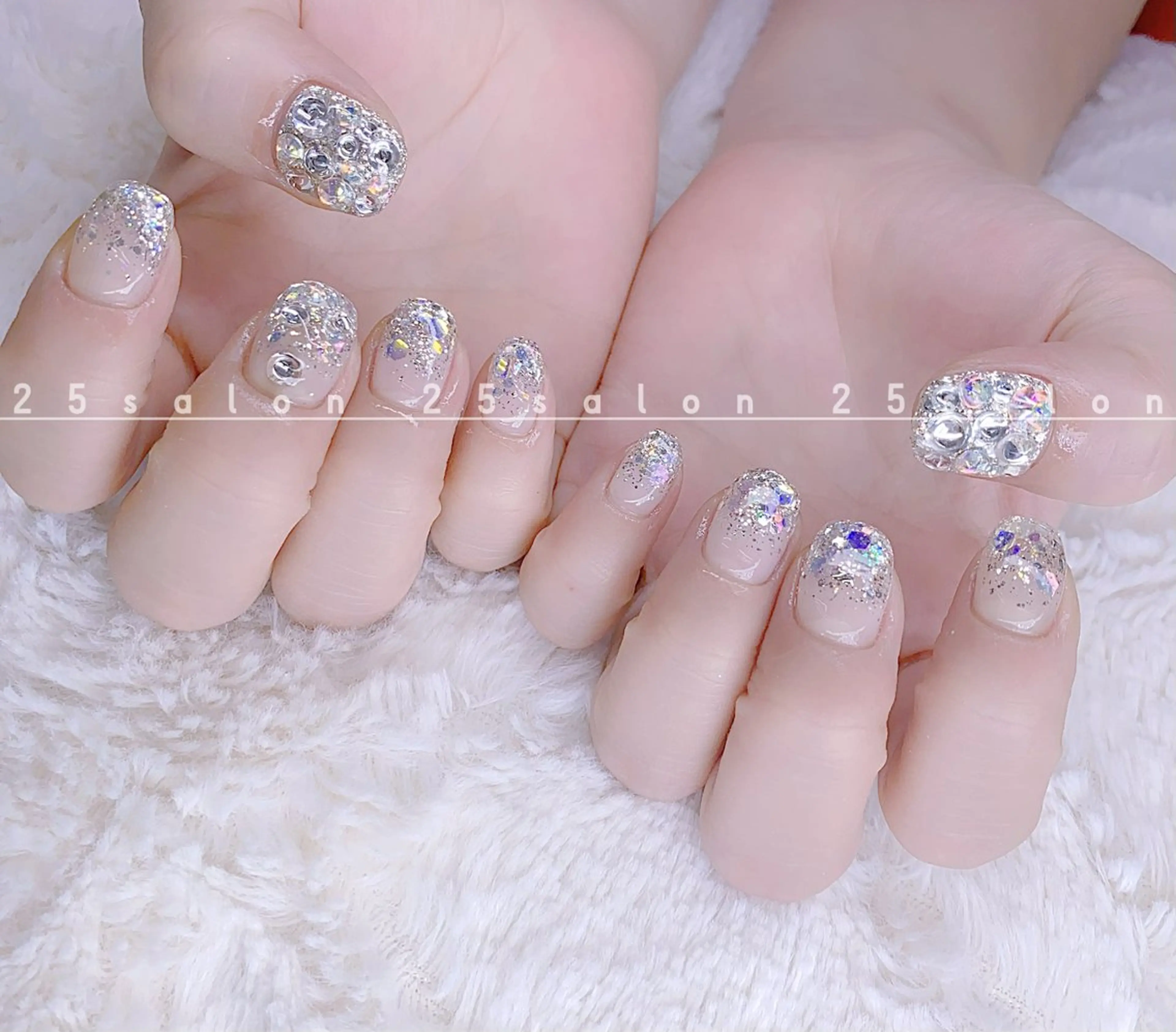 ネイル ジェルネイル 韓国ネイル ニュアンスネイル パラジェル ワンホンネイル 2 5のマツエク・マツパデザイン