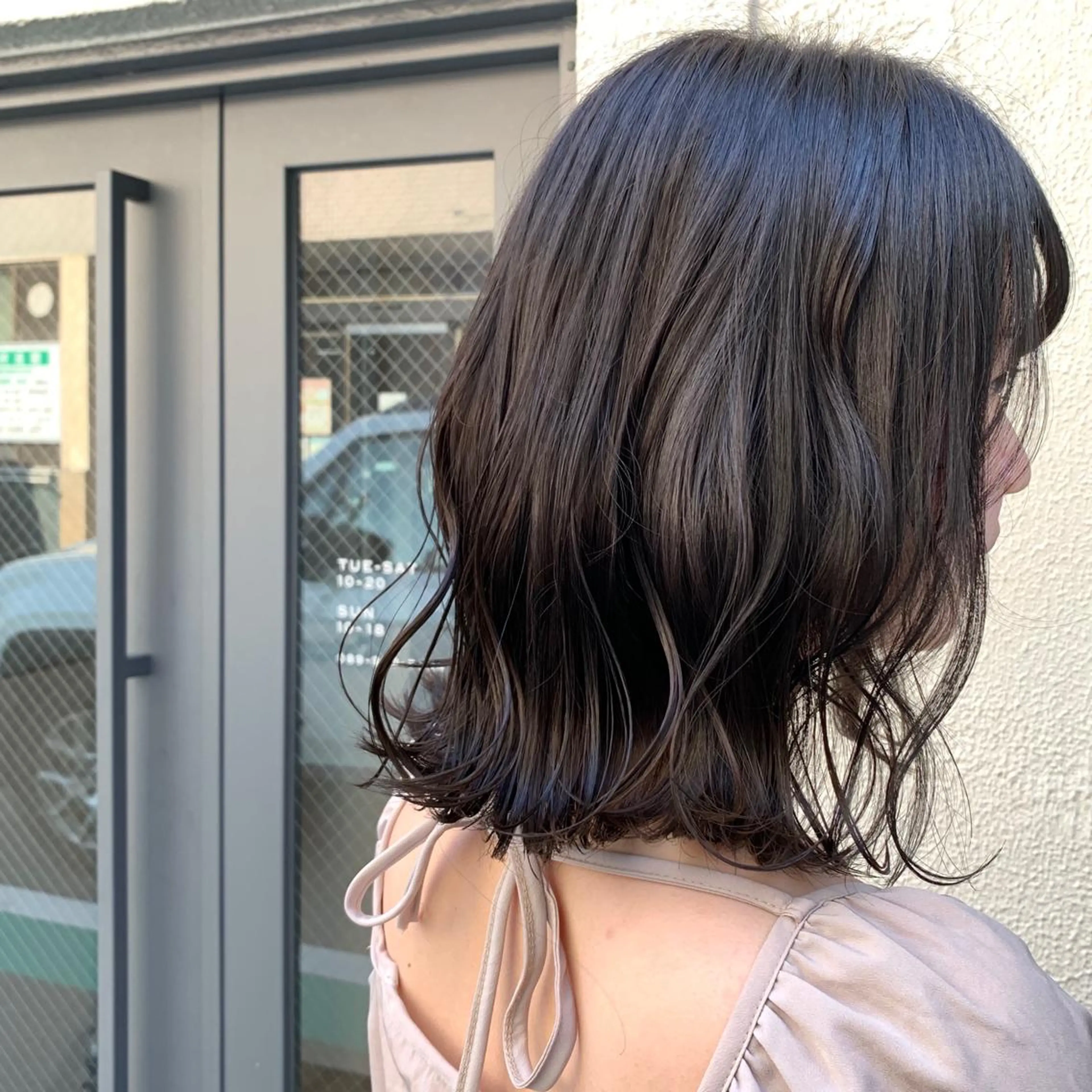 ミディアム 西岡 優太のヘアスタイル