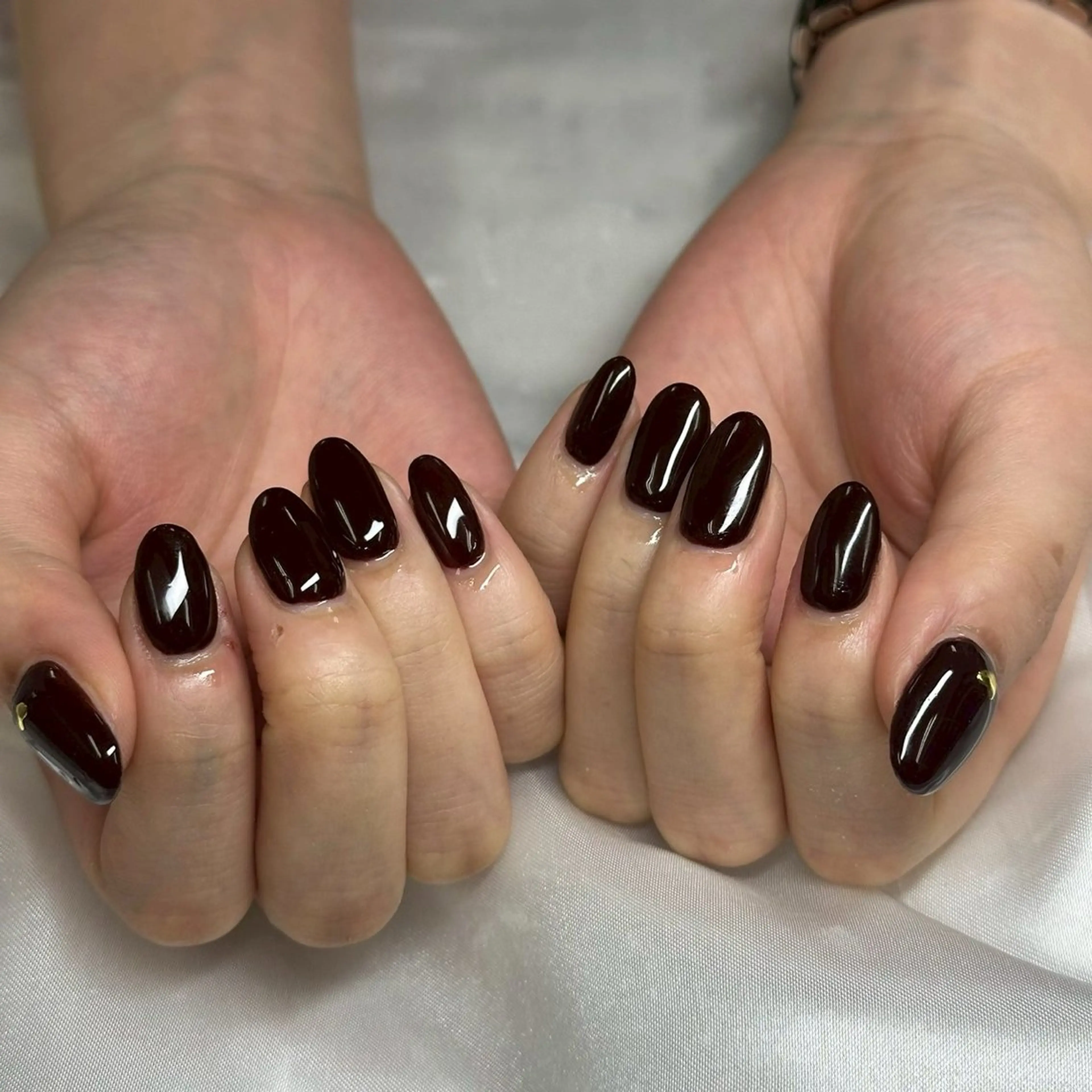 ネイル ワンカラーネイル ハンドネイル nail salon popoのネイルデザイン
