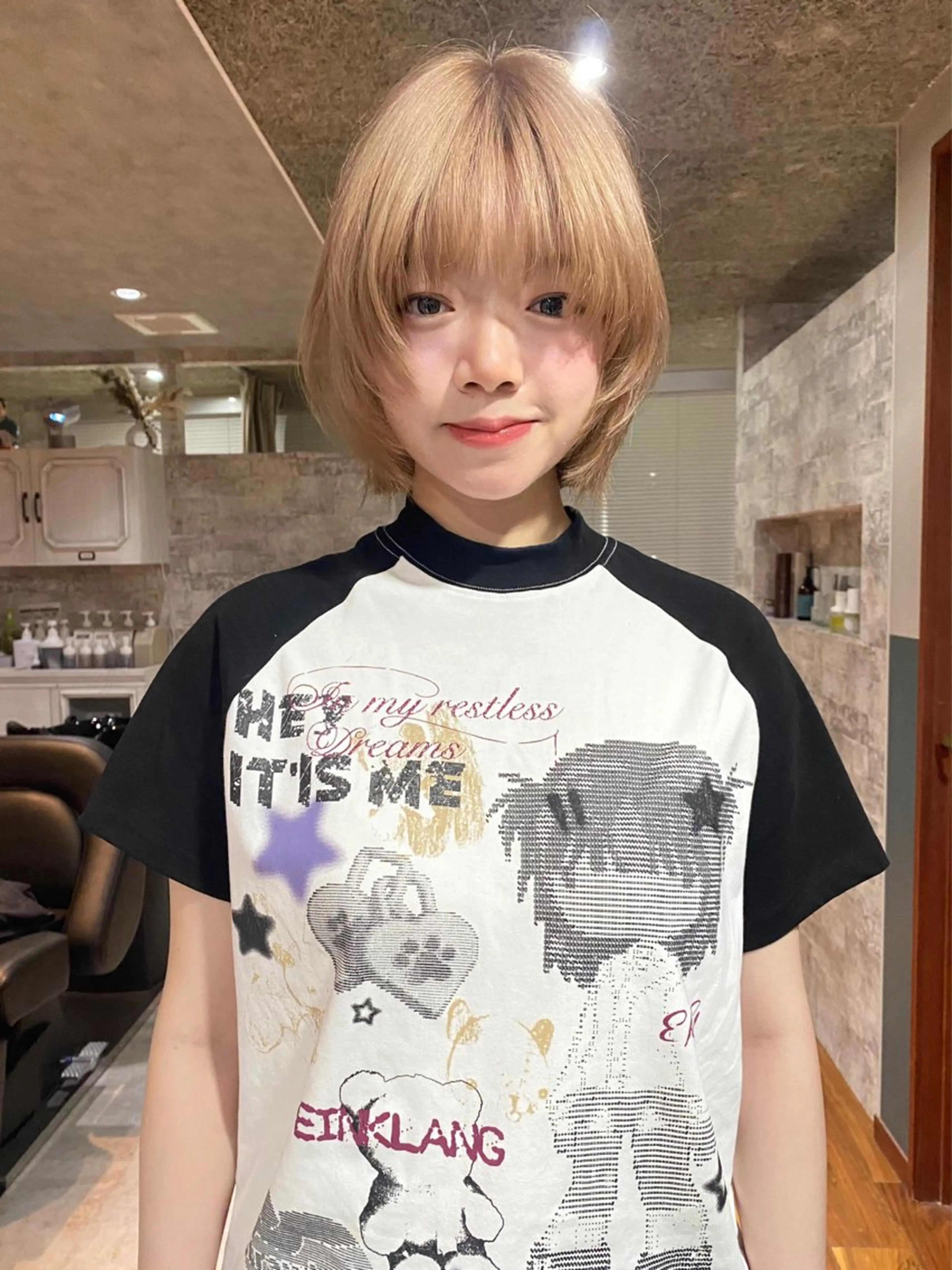 ショート カラー 似合わせカット カット ヘアカラー トリートメント mai / linoah˚✧のヘアスタイル