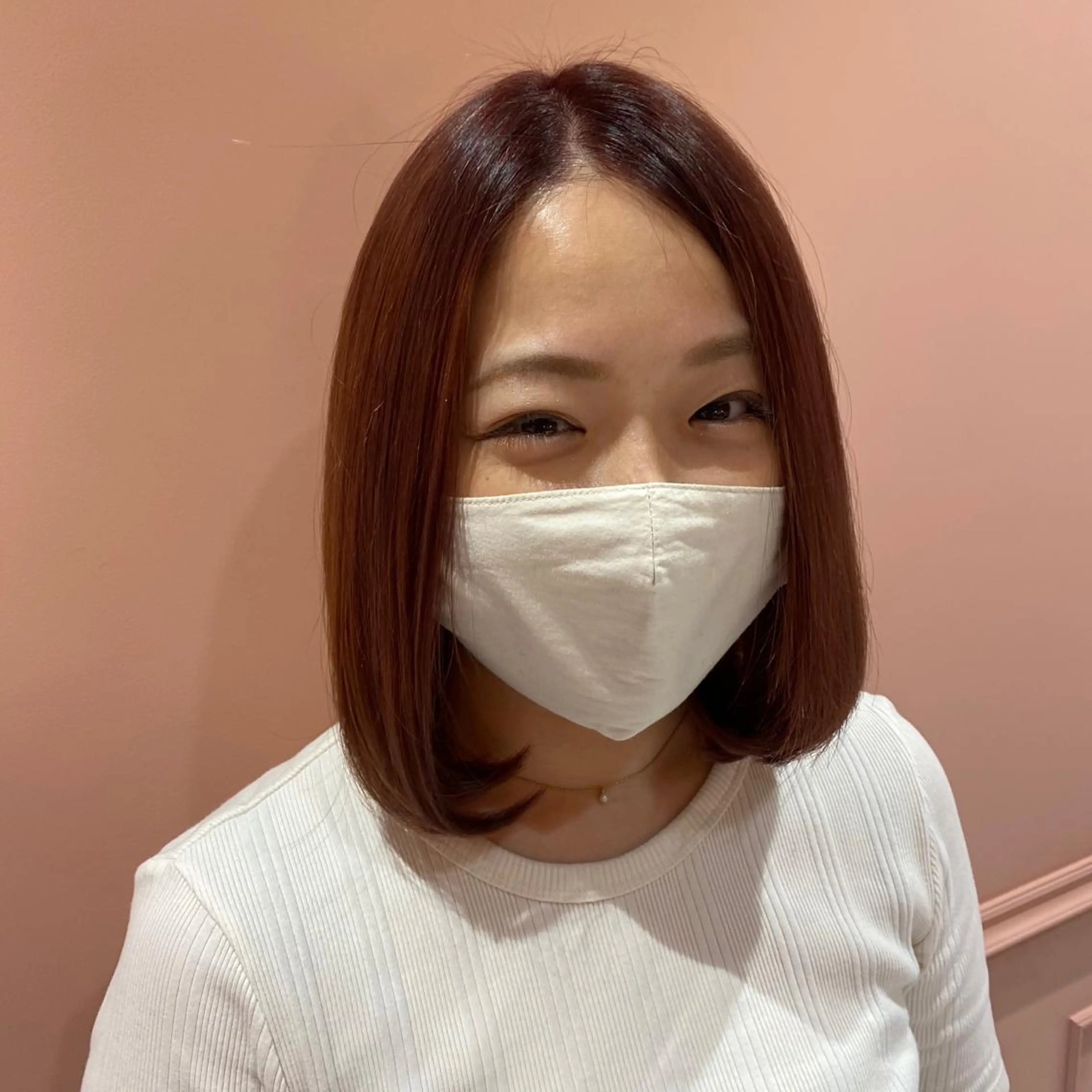 ミディアム カラー MOE🐈‍⬛🎀 エクステ/ワンホンのヘアスタイル