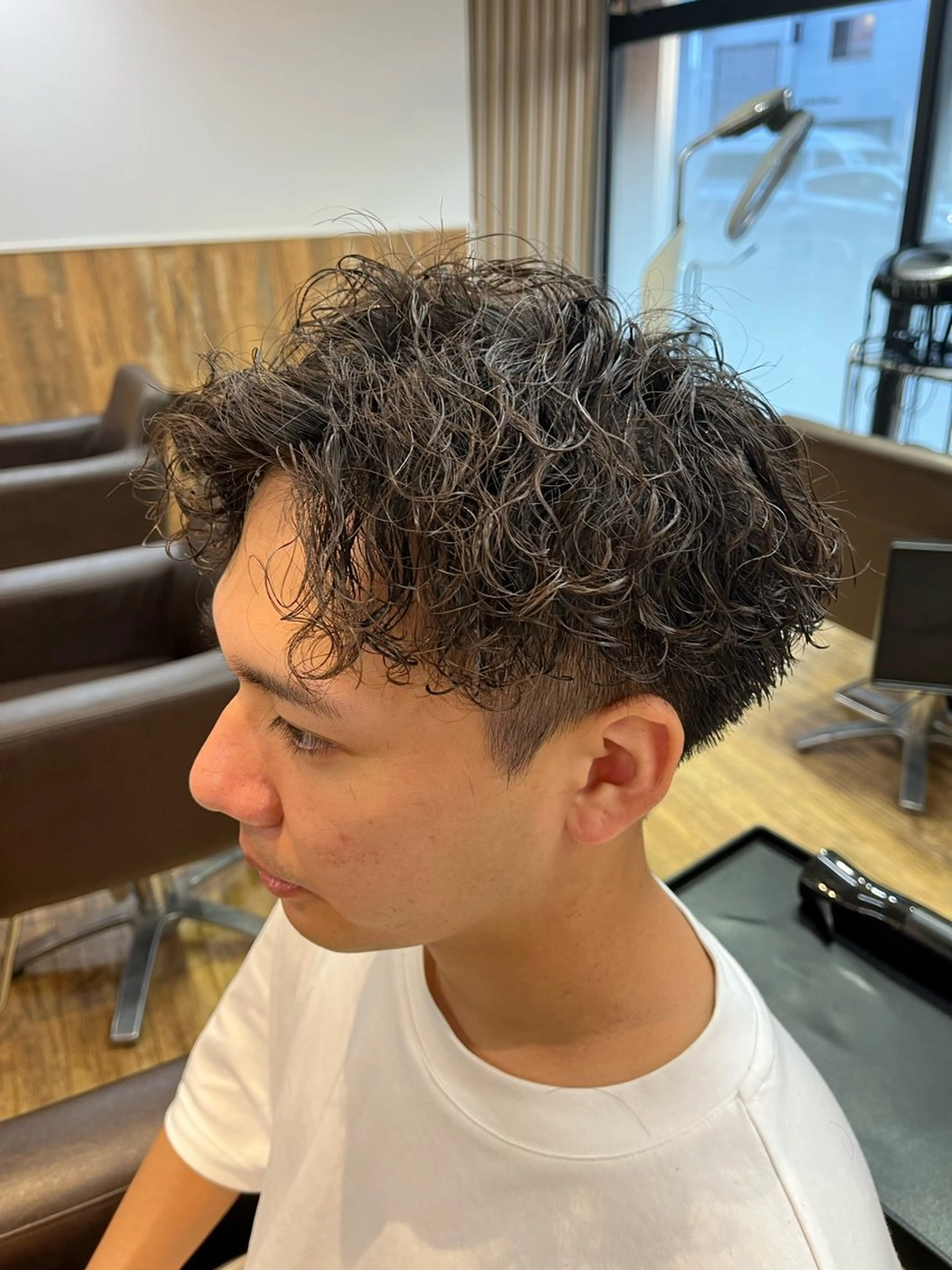 メンズ カット パーマ 鬼松沙弥 ❤︎メンズパーマのヘアスタイル