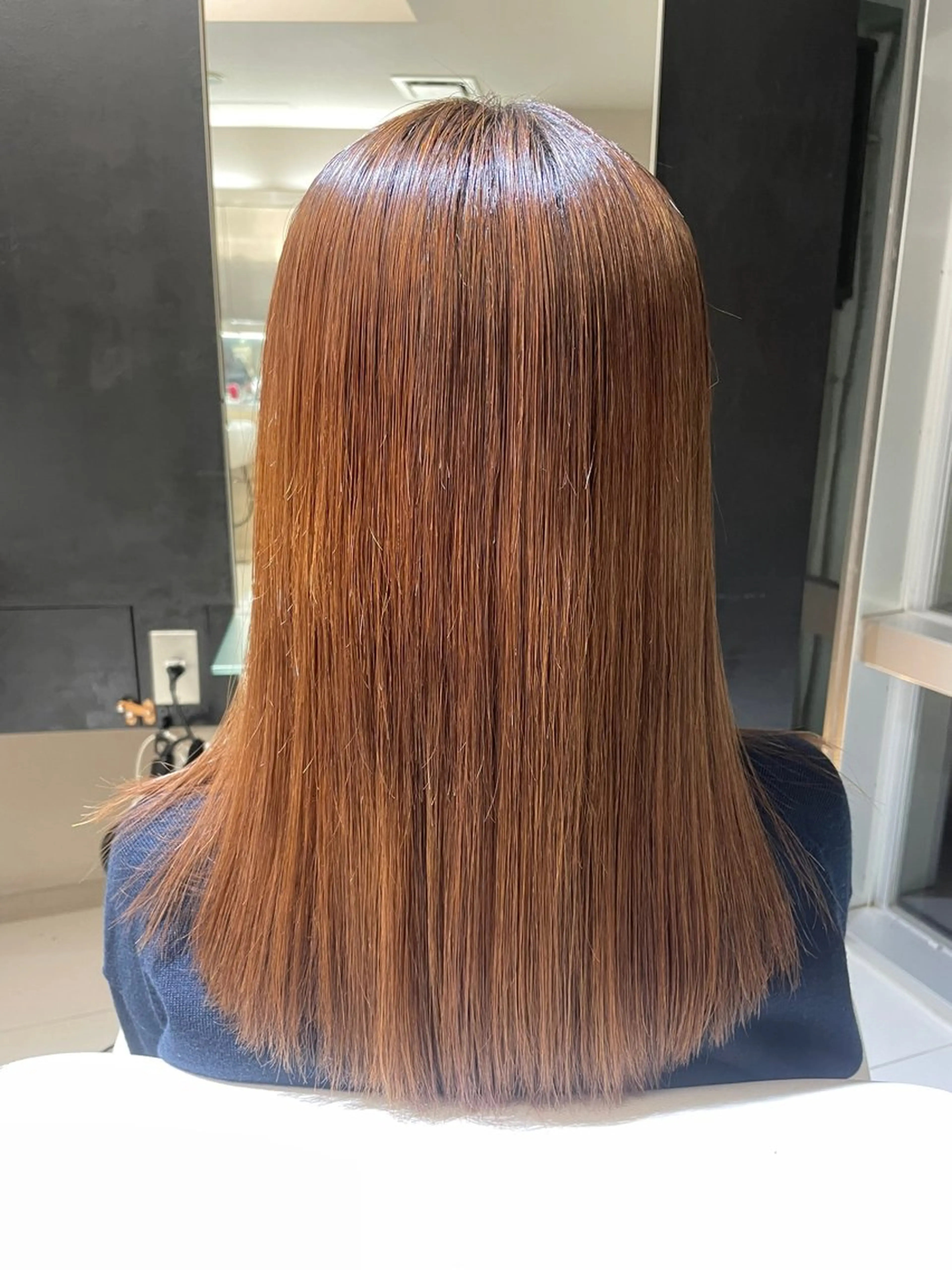 セミロング 縮毛矯正 カット 縮毛矯正 🧡髪質改善💛 🌸SAKURA🌸のヘアスタイル