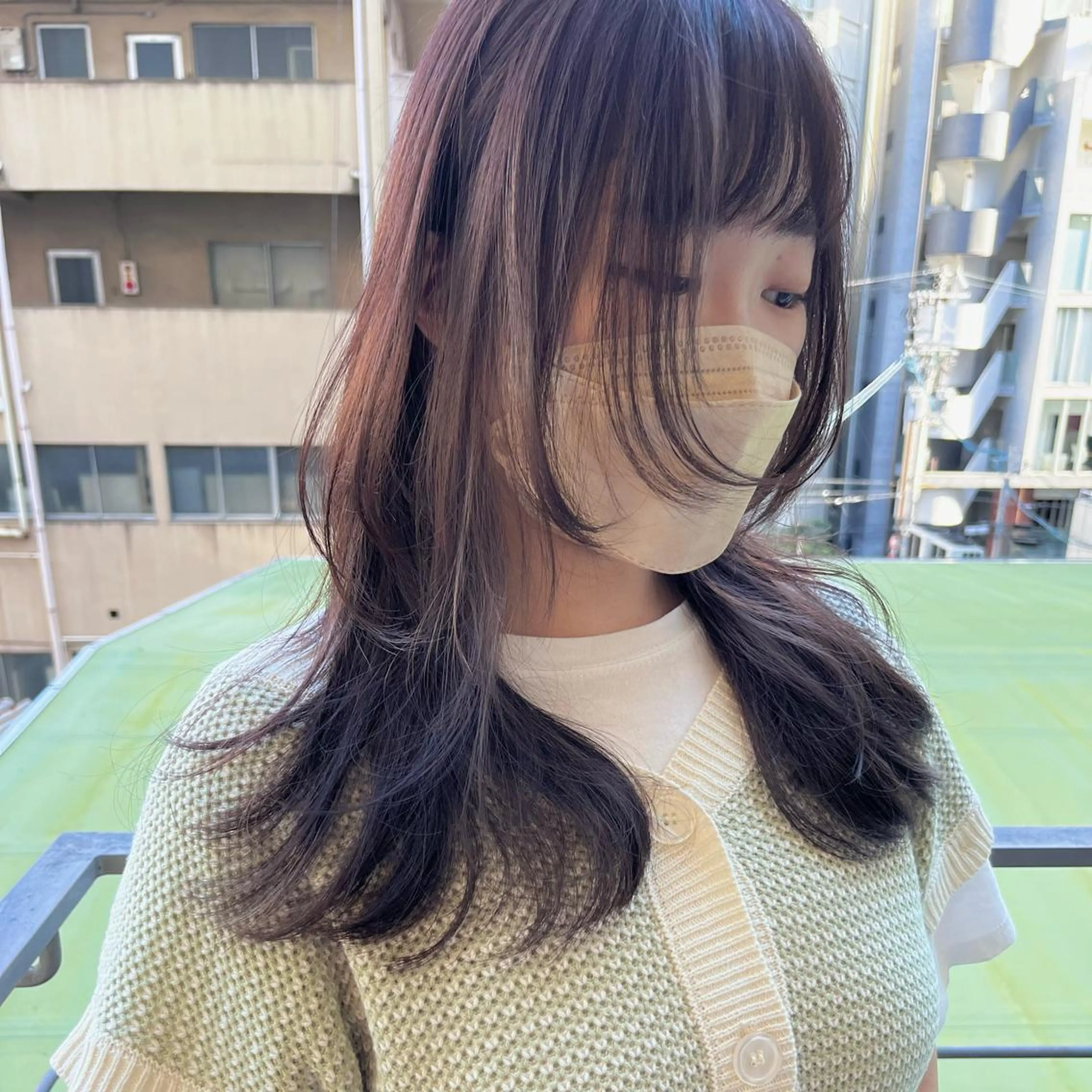 セミロング 堺 鳳 ママ美容師 yukariのヘアスタイル