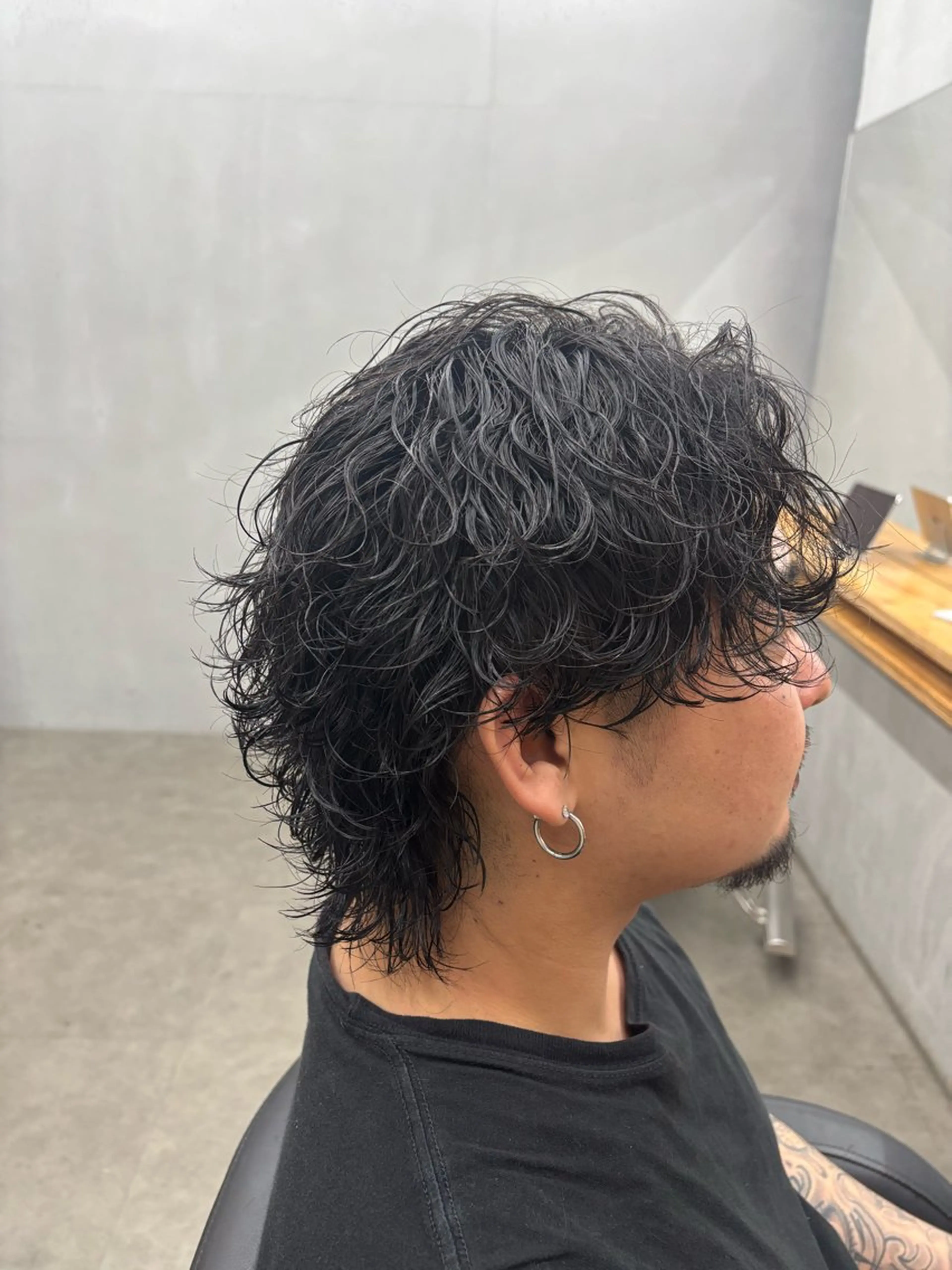 ミディアム パーマ メンズ カット パーマ メンズ支持率NO.1 マサキのヘアスタイル