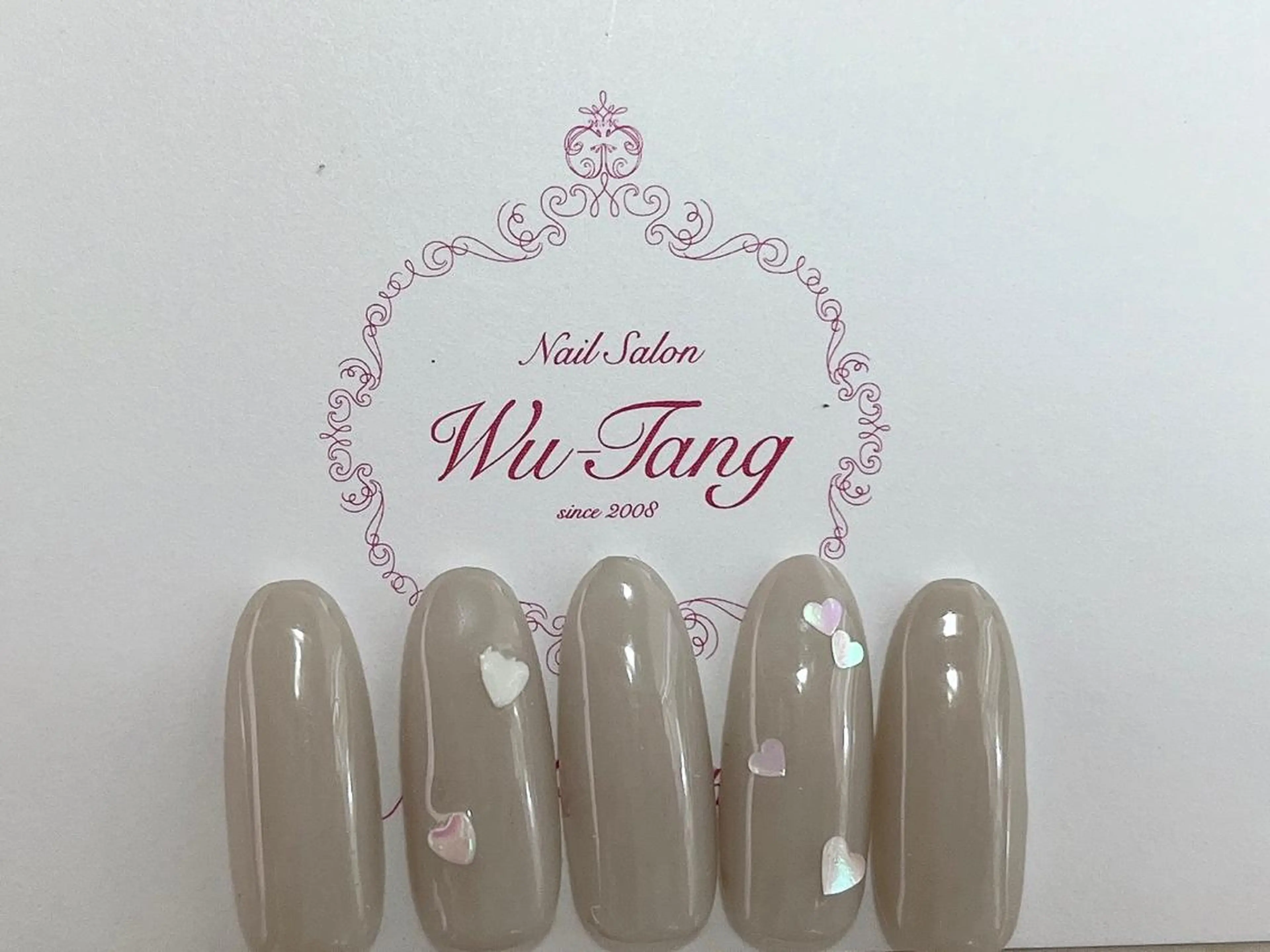 ネイル シンプルネイル 堤 花のネイルデザイン