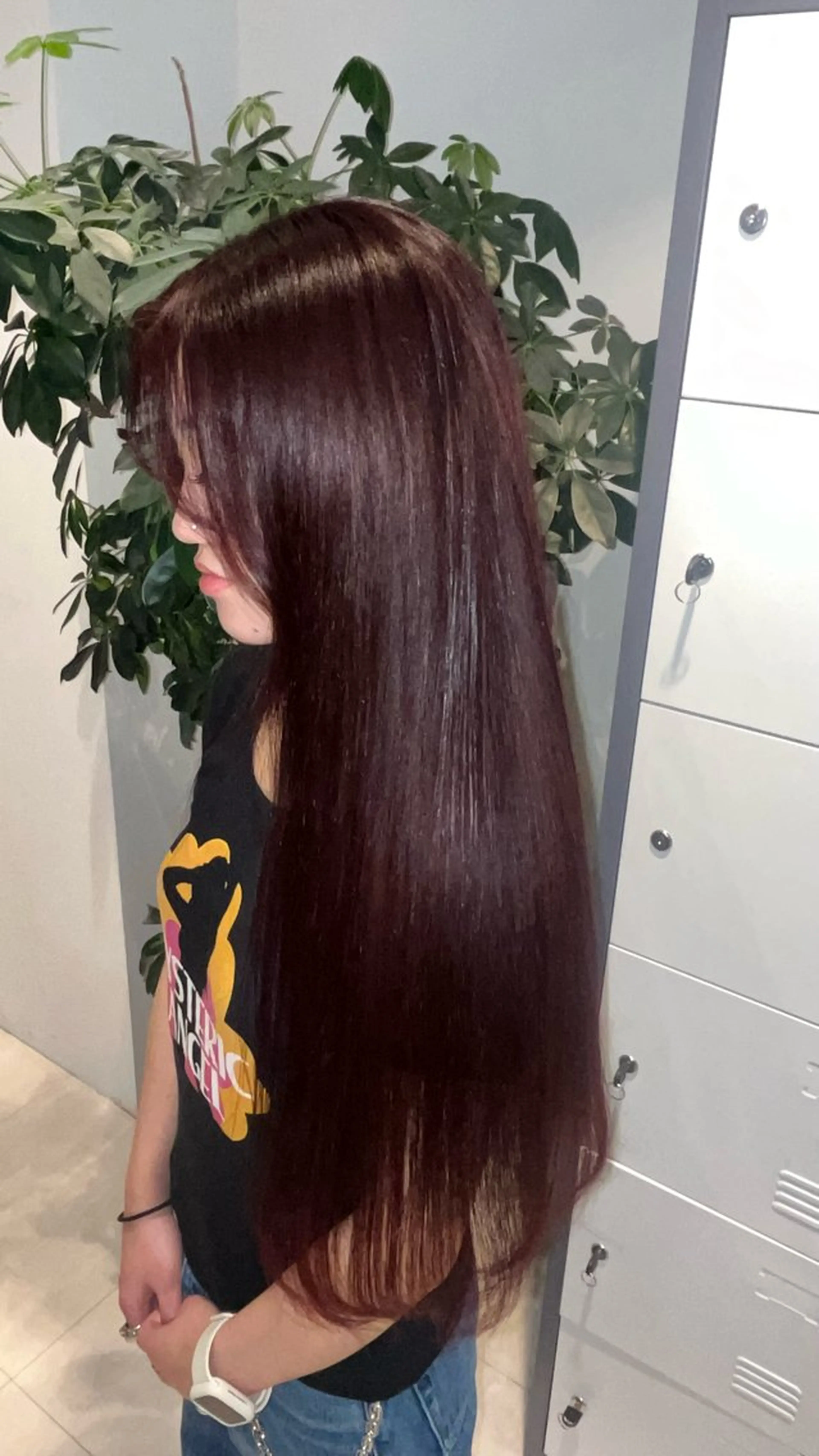 カラー レッドカラー ニトウ レイナ🌺🌴🐠のヘアスタイル