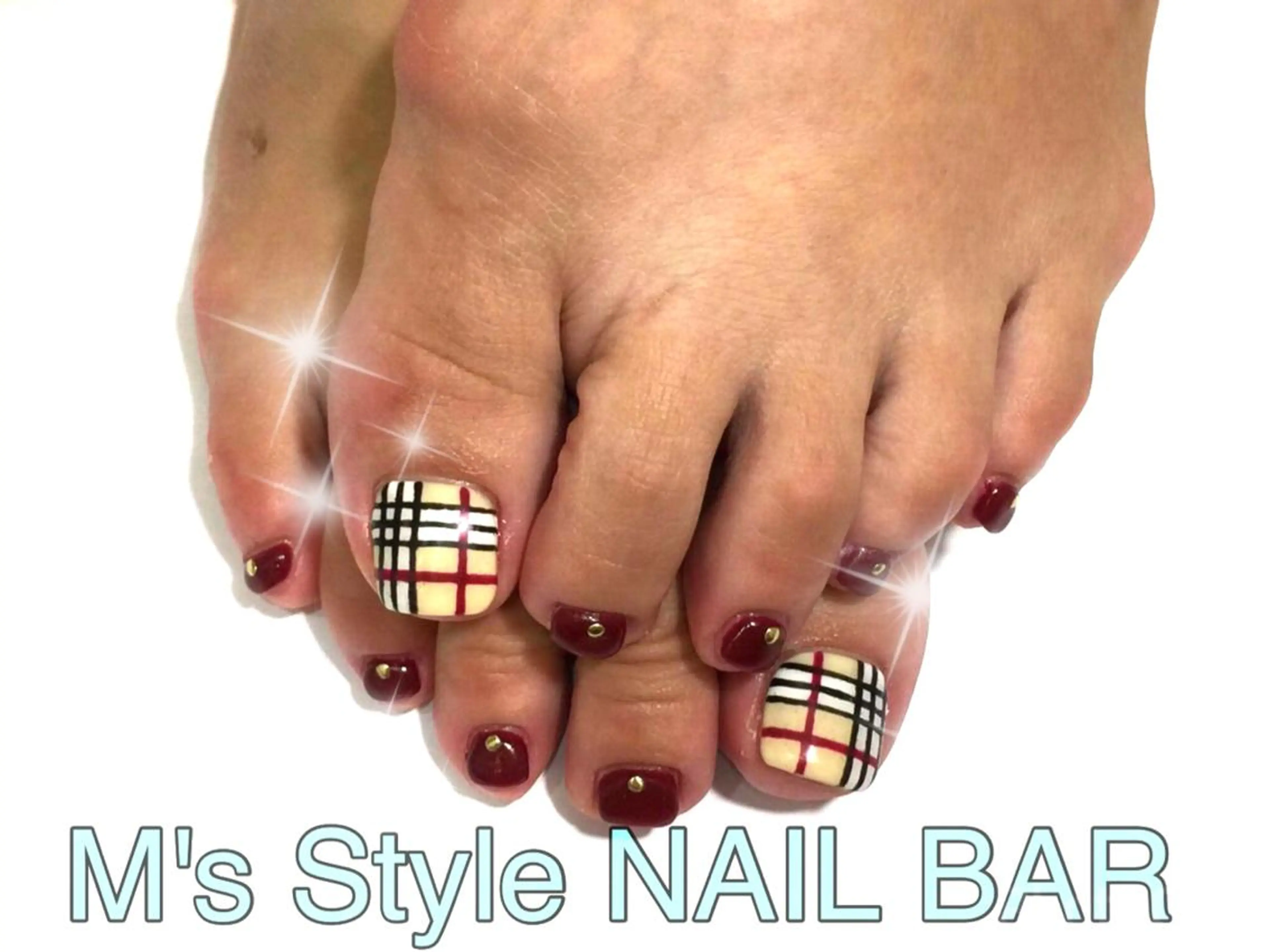 ネイル フットネイル ジェルネイル フットネイル M's Style NAIL BARのネイルデザイン