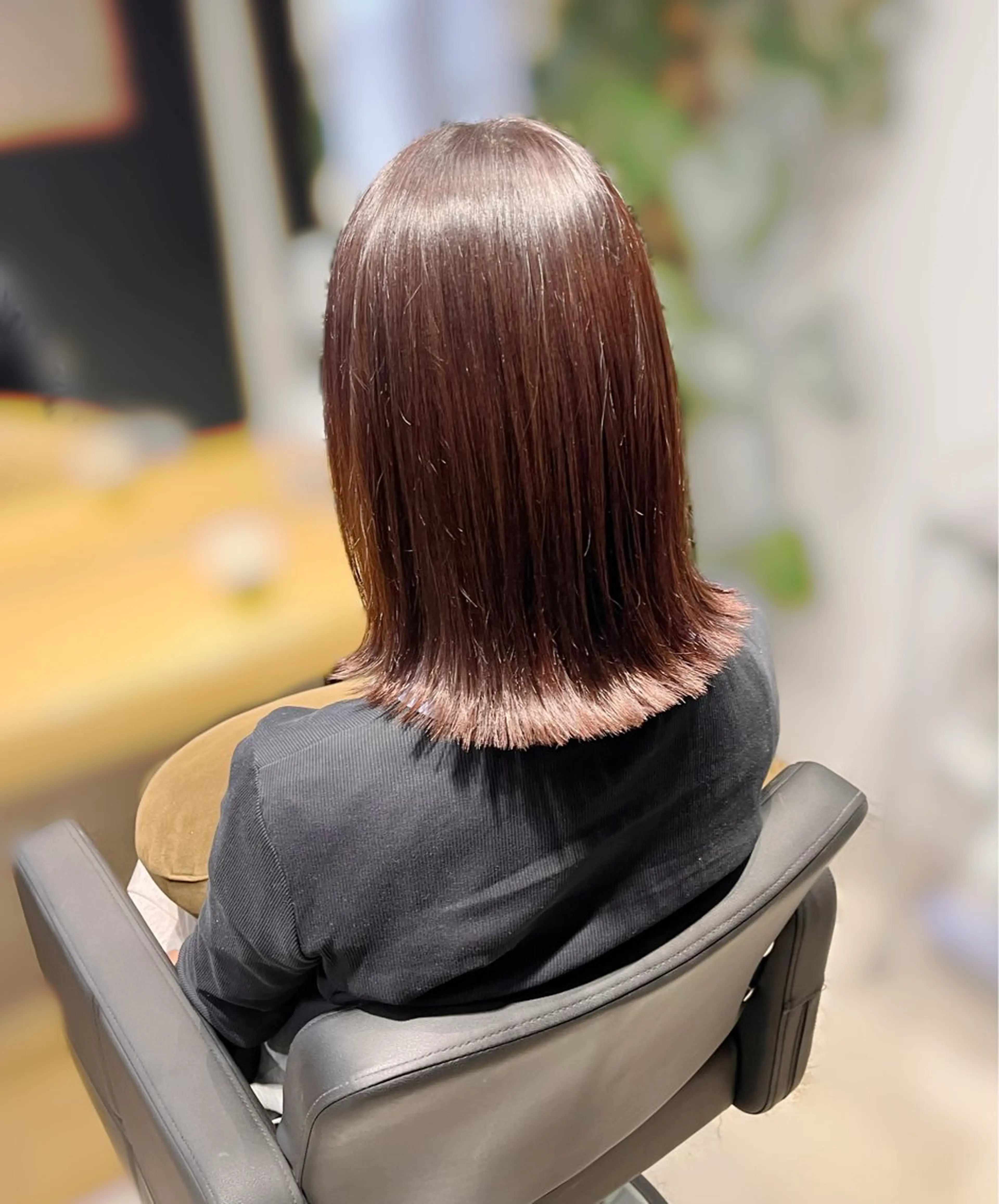 ミディアム レッドブラウン 💖暖色系カラー💖 🦋HARU 🦋のヘアスタイル