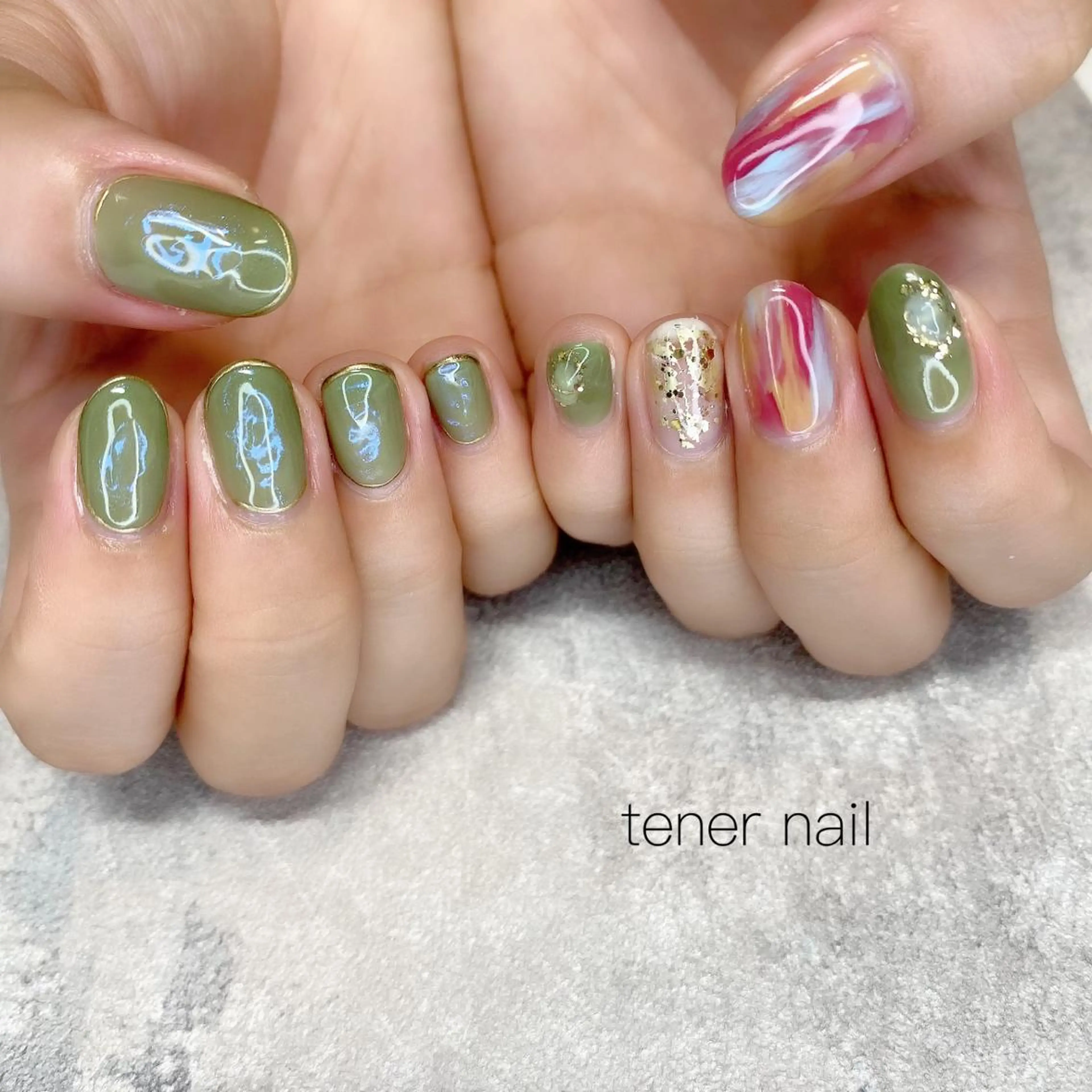 ネイル ニュアンスネイル テネルネイル tener nailのネイルデザイン