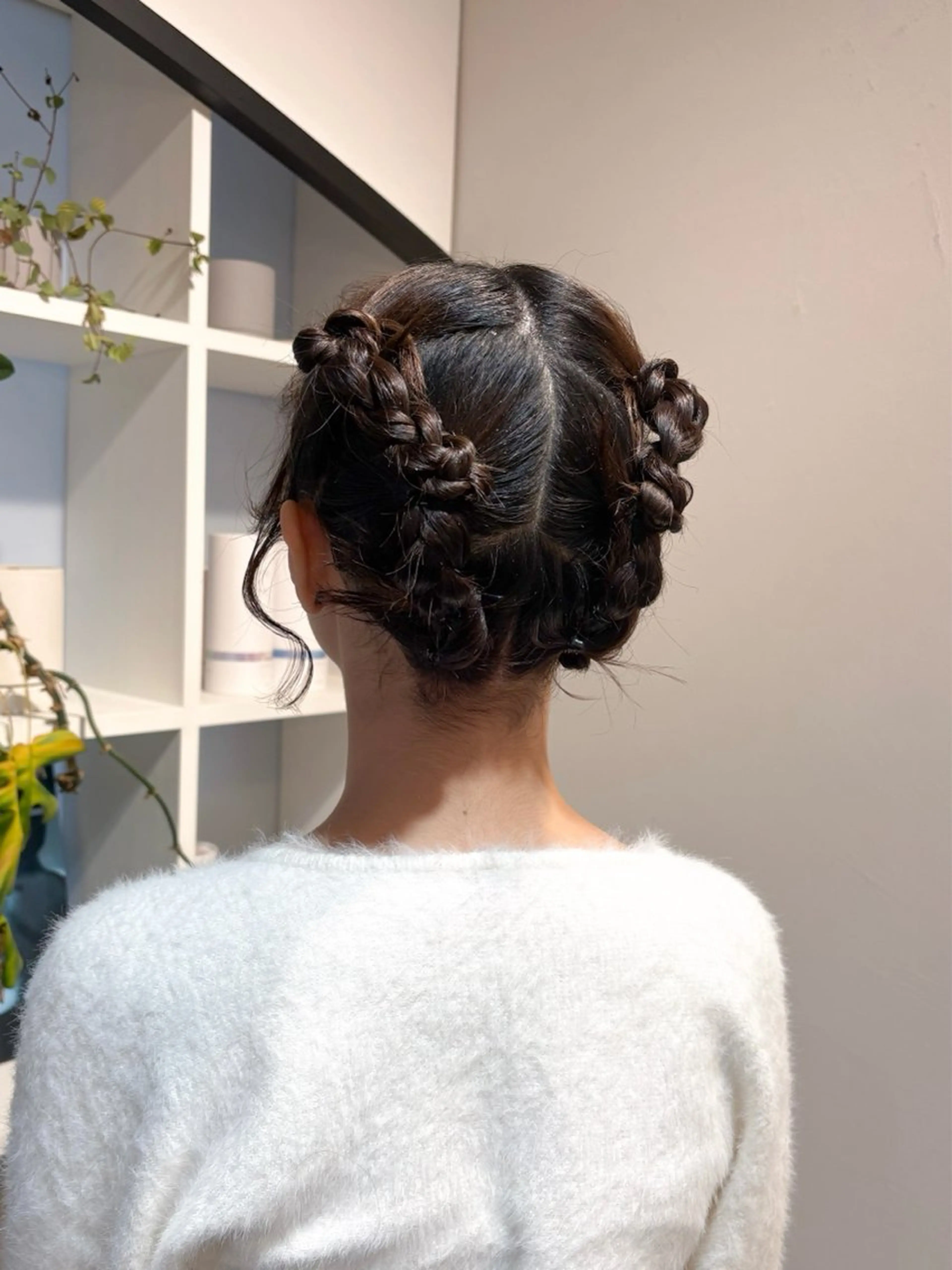 ショート ボブ ヘアセット アレンジ/新宿 透明感カラー/ヤノのヘアスタイル