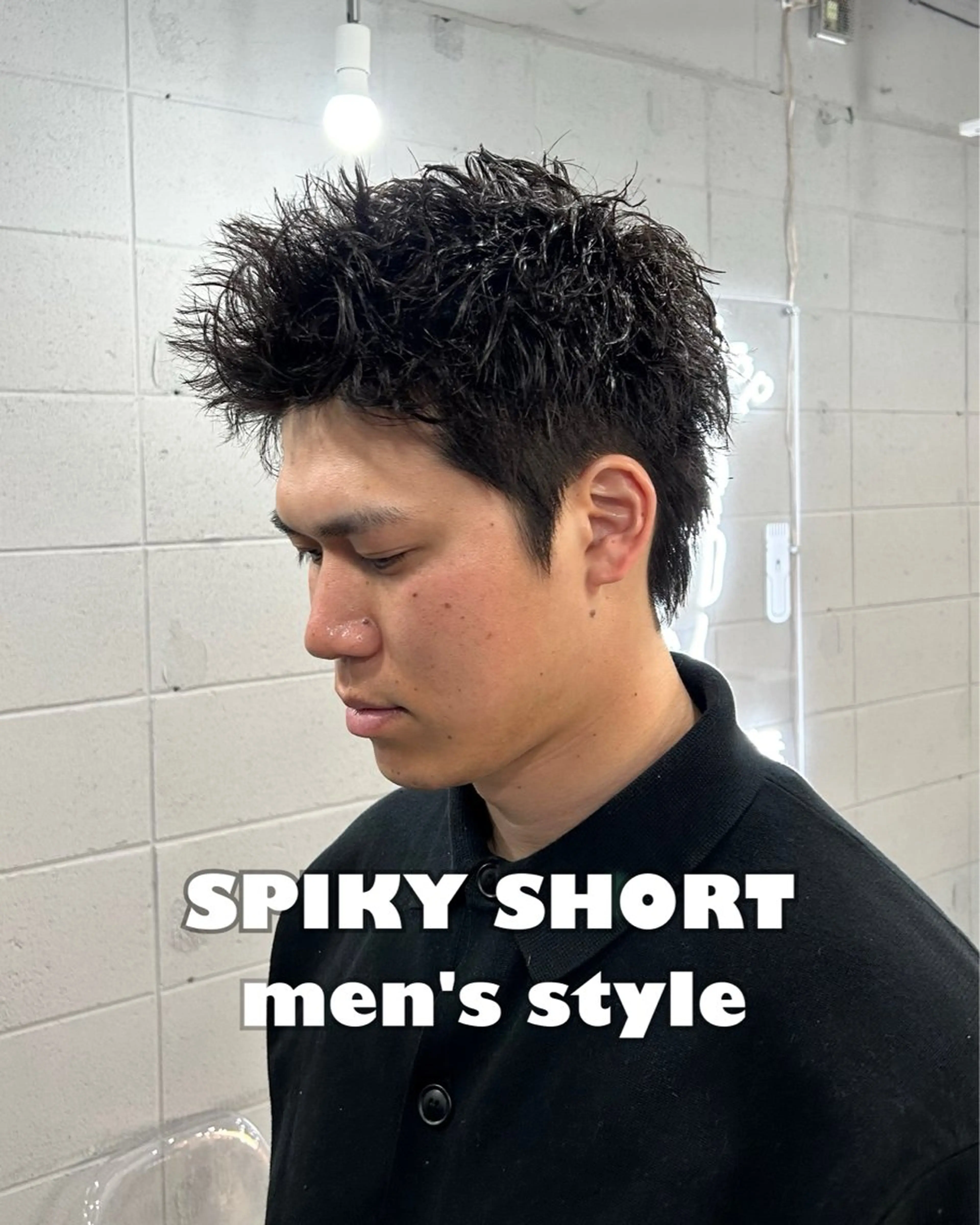 ショート パーマ メンズ 難波店/メンズ/ フェード/河本かほのヘアスタイル