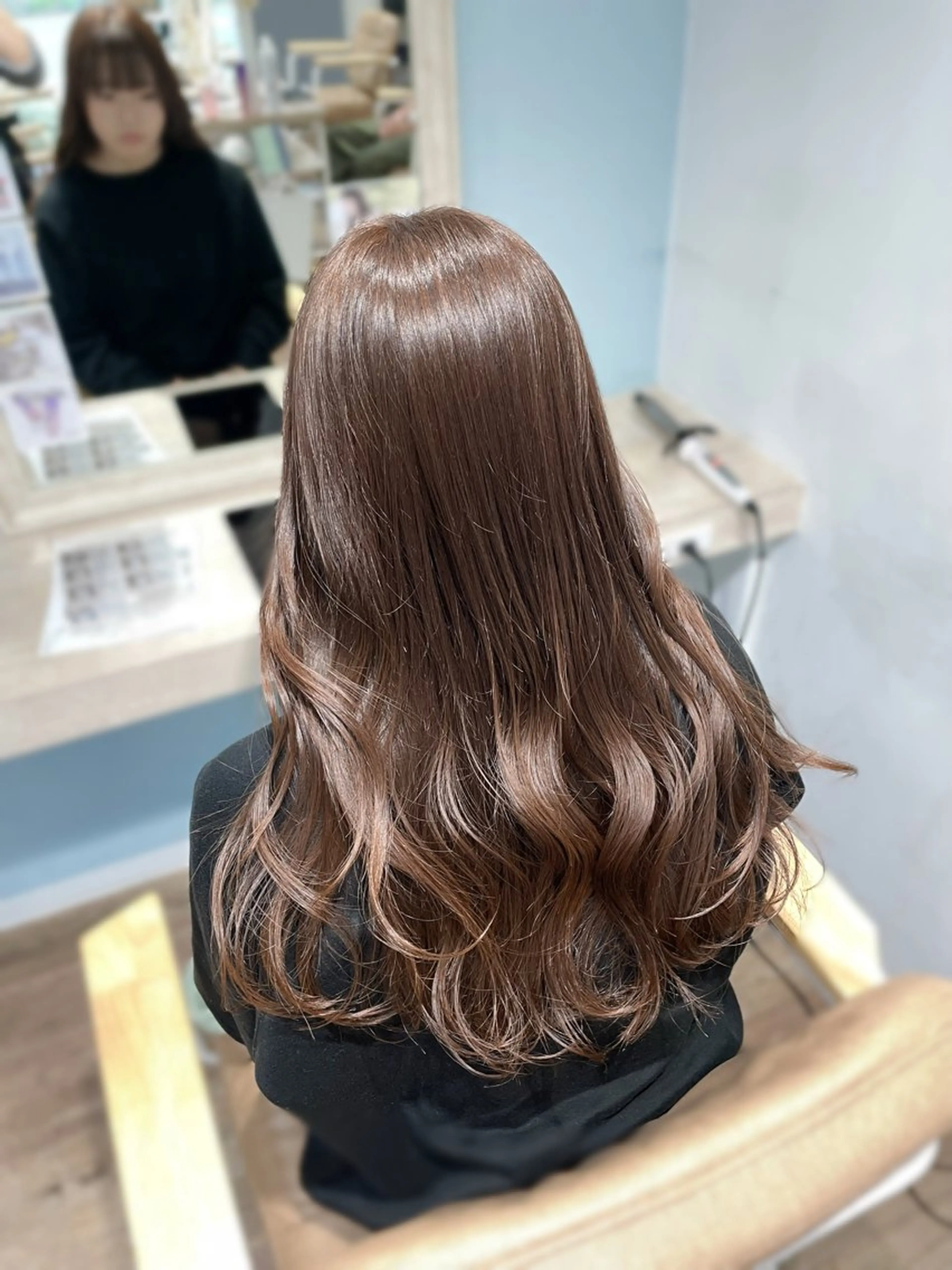 【迷ったらこちら❣ミニモ限定価格】似合わせカット+透明感カラー+1stepトリートメント🫧の写真