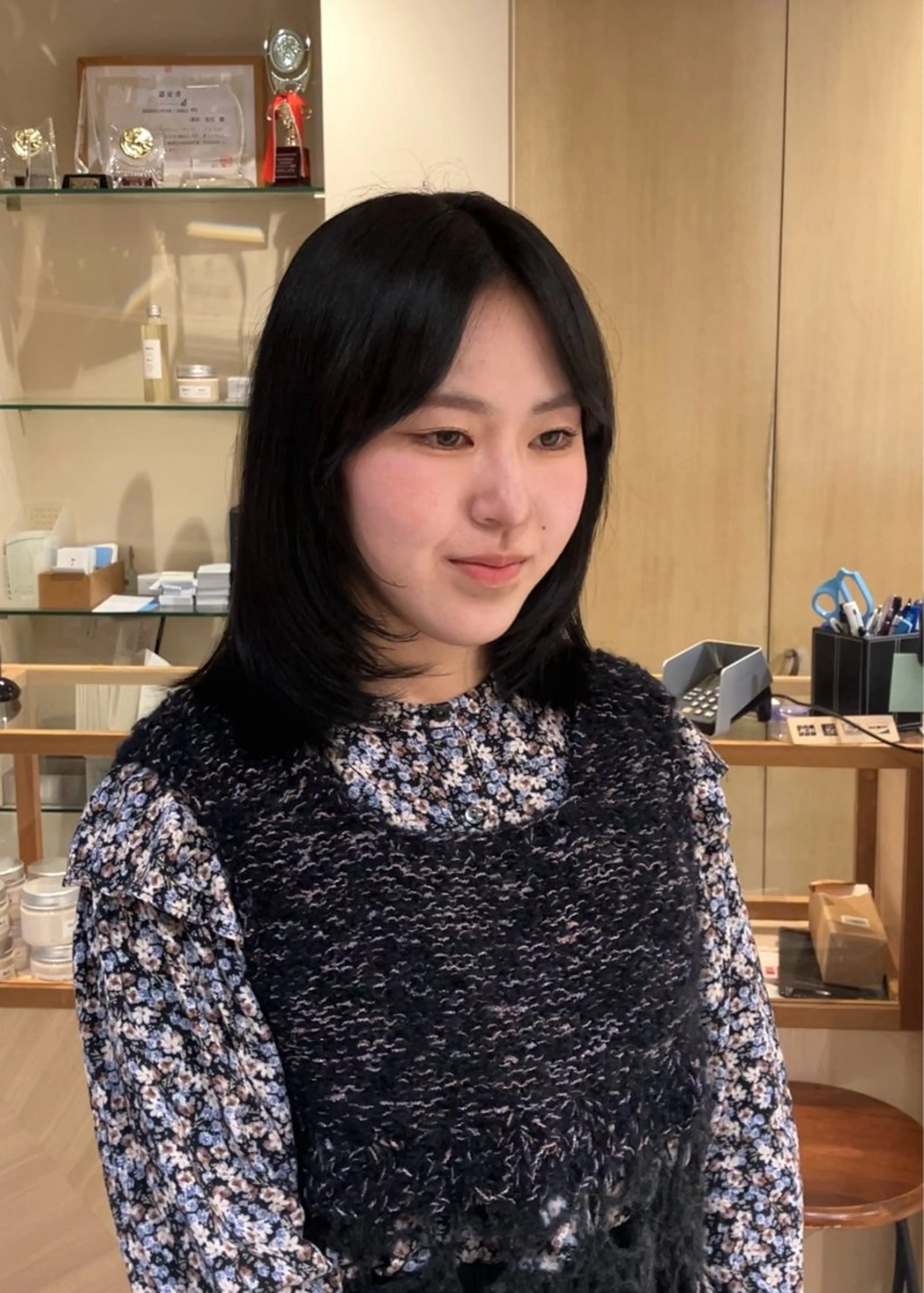 ミディアム カラー ヘアアレンジ CYAN.栄店所属・久野 紗愛のヘアスタイル