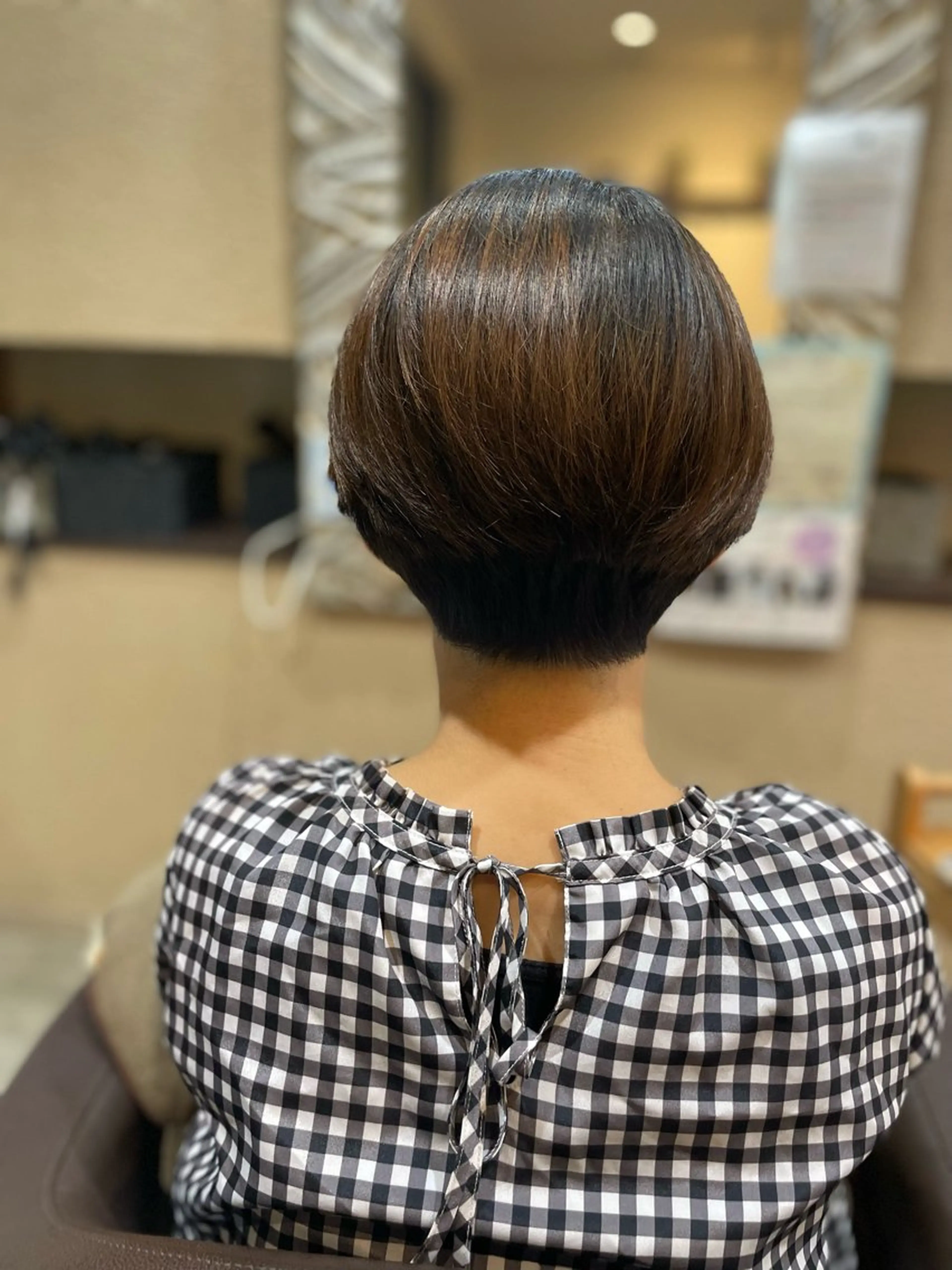 ショート カット 勘場 万菜華のヘアスタイル