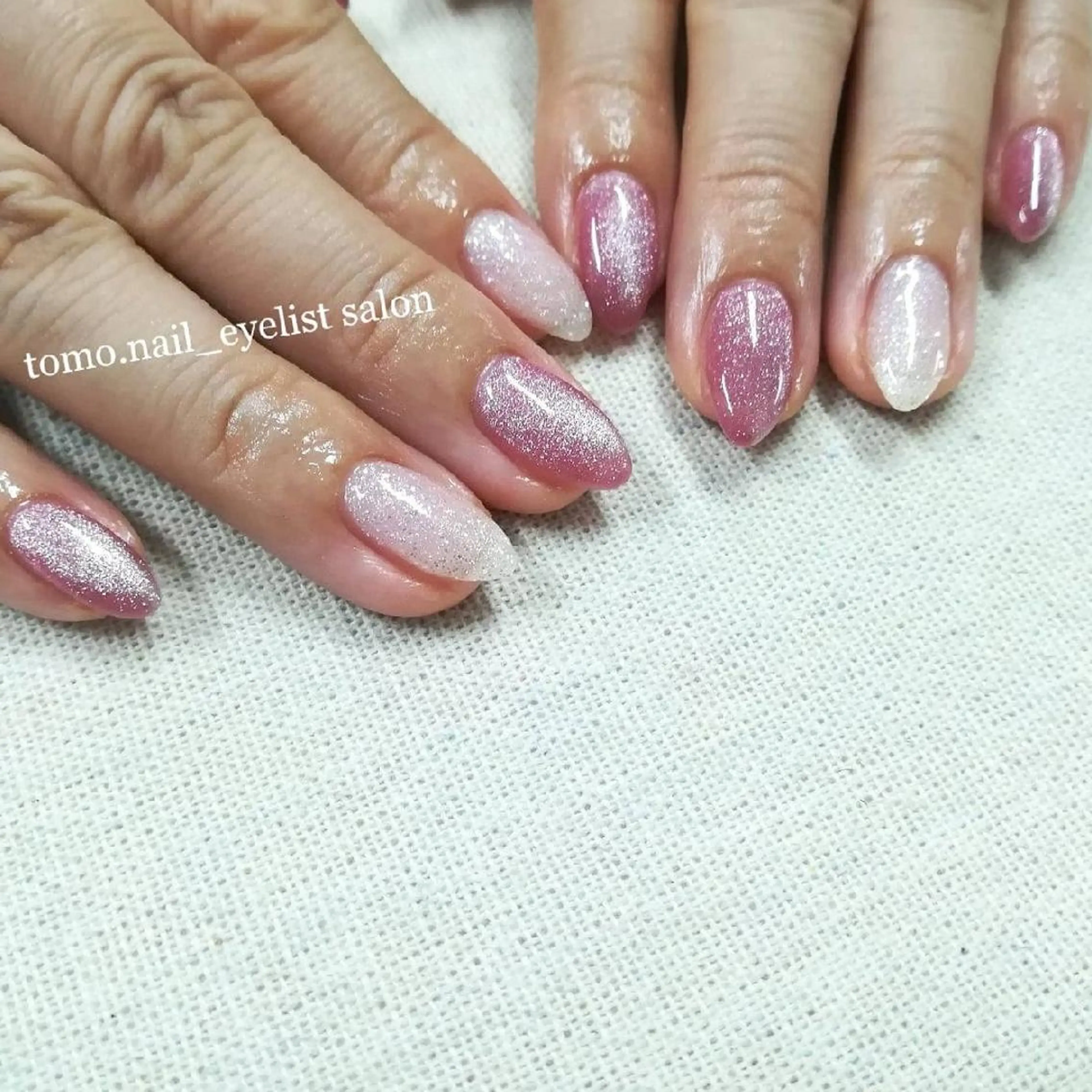 ネイル マグネットネイル シンプルネイル tomonail eyelistのマツエク・マツパデザイン