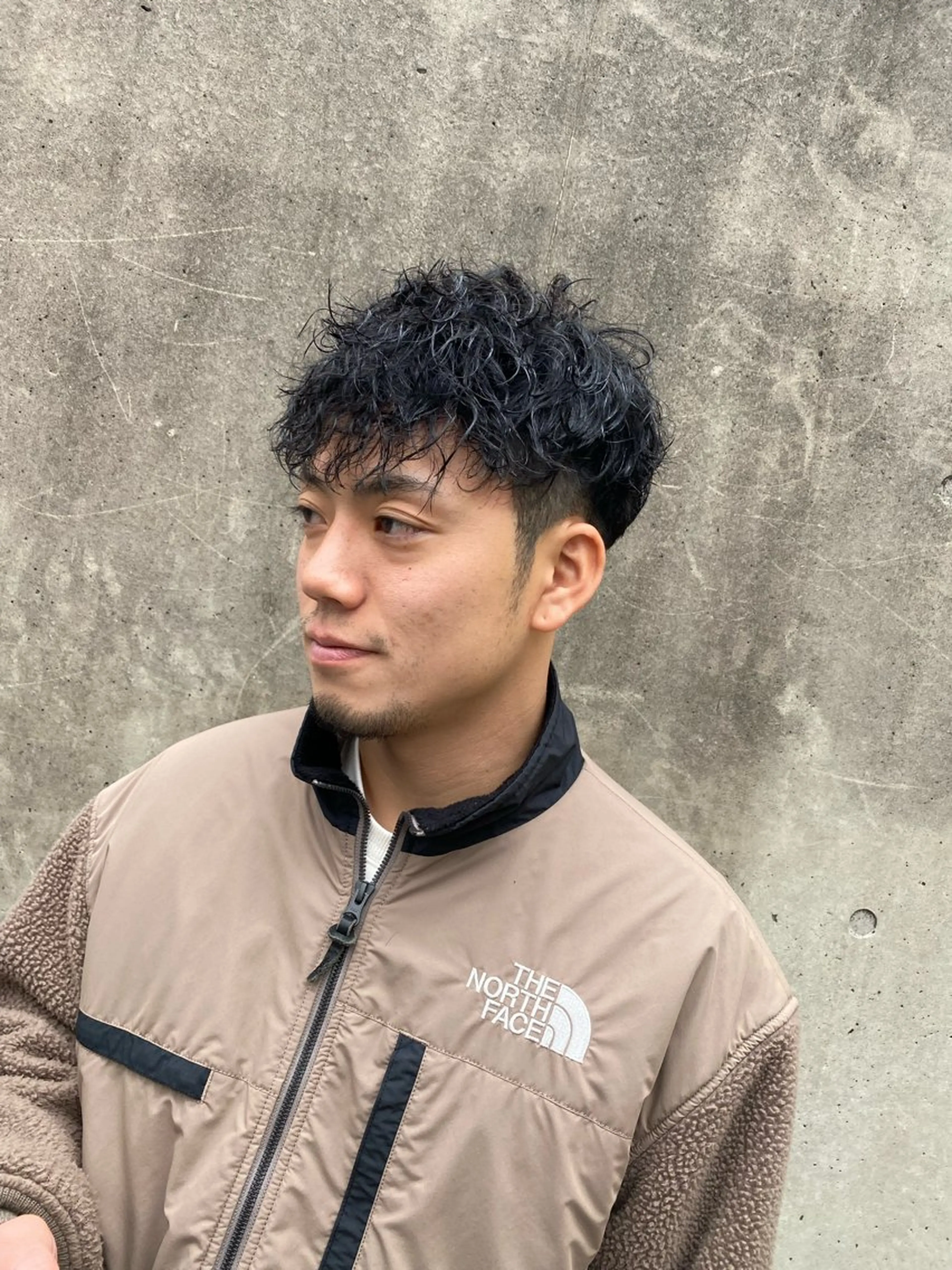 ショート パーマ メンズ 吉武 茂暉のヘアスタイル