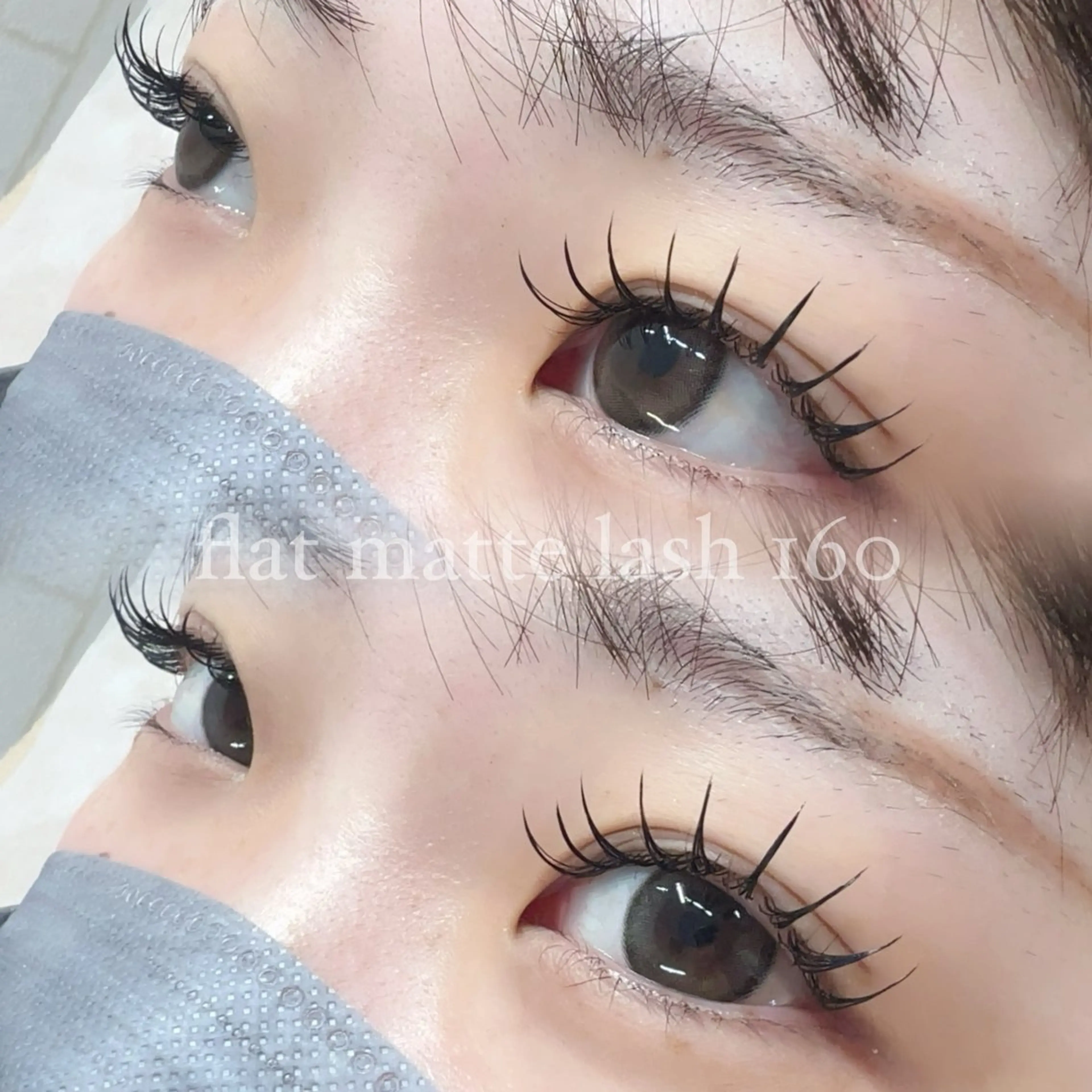 マツエク・マツパ フラットラッシュ マツエク Eyelist Rio ♡のマツエク・マツパデザイン