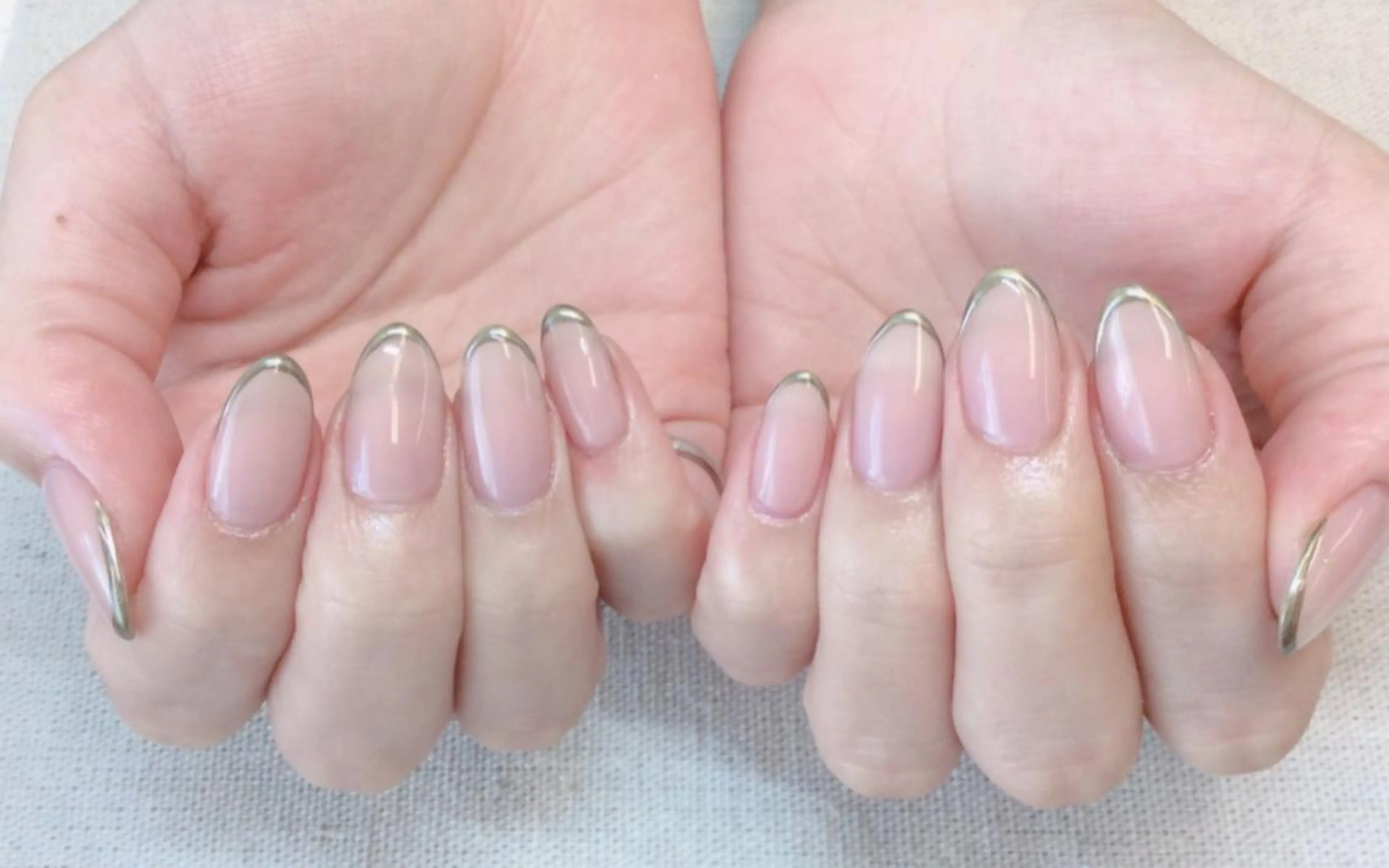 ネイル ラメ(グリッター) ワンカラーネイル 新橋 ルキナ スタッフのネイルデザイン