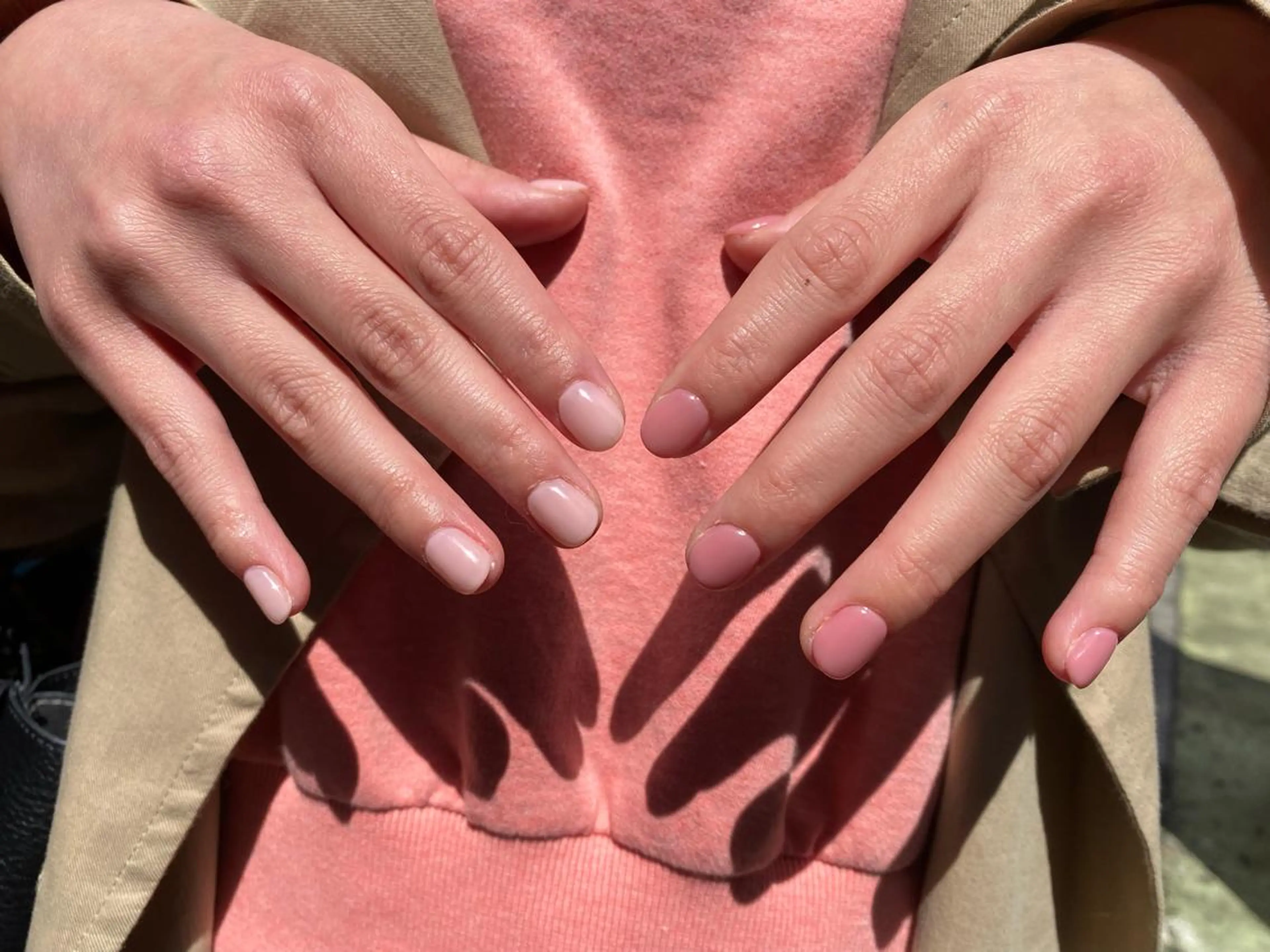 カラー ネイル ピンクカラー ピンク ハンドネイル scre as Etelのネイルデザイン