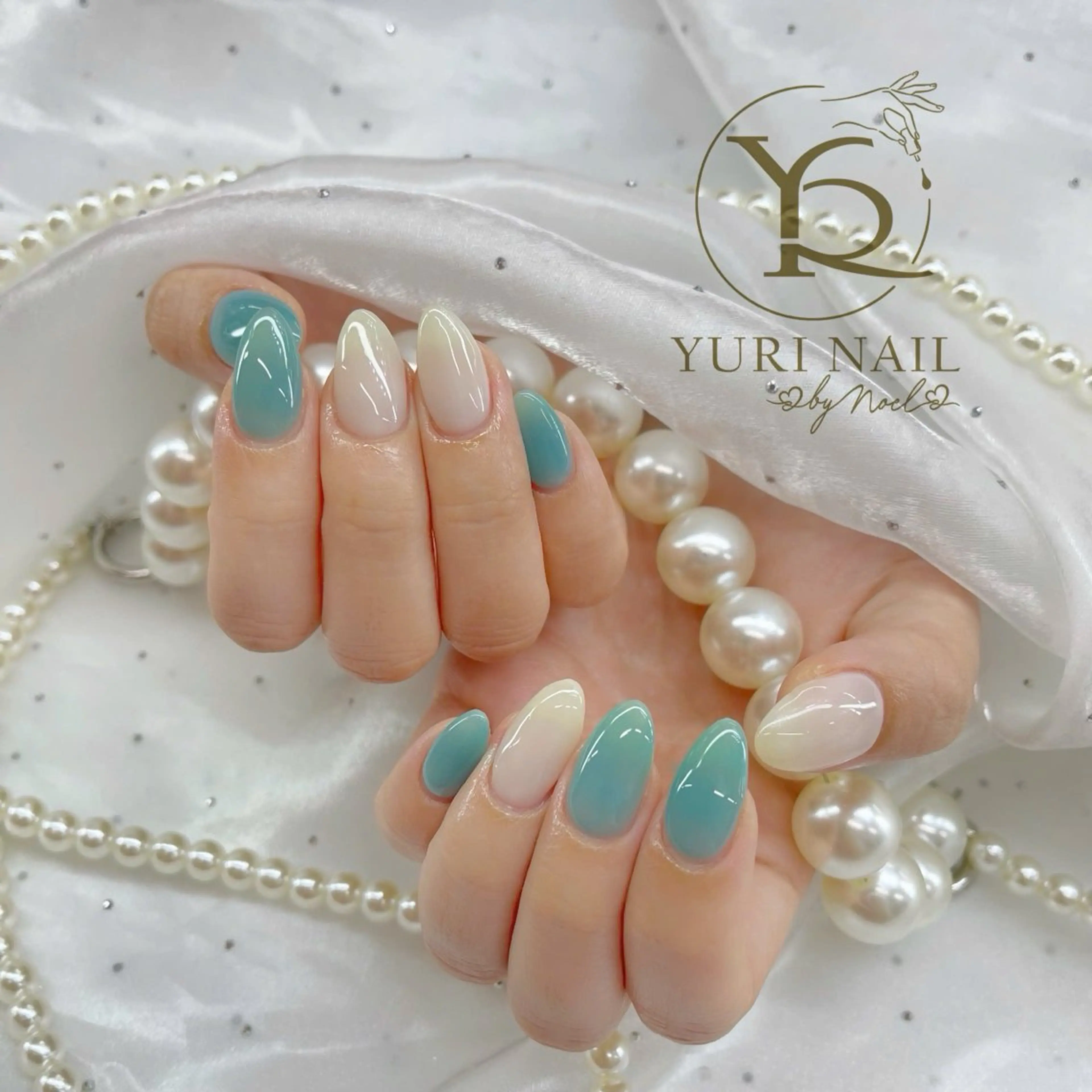 ネイル チークネイル フットネイル フレンチネイル グラデーション キラキラネイル ハンドネイル フットネイル YURI Nail Funabashiのネイルデザイン