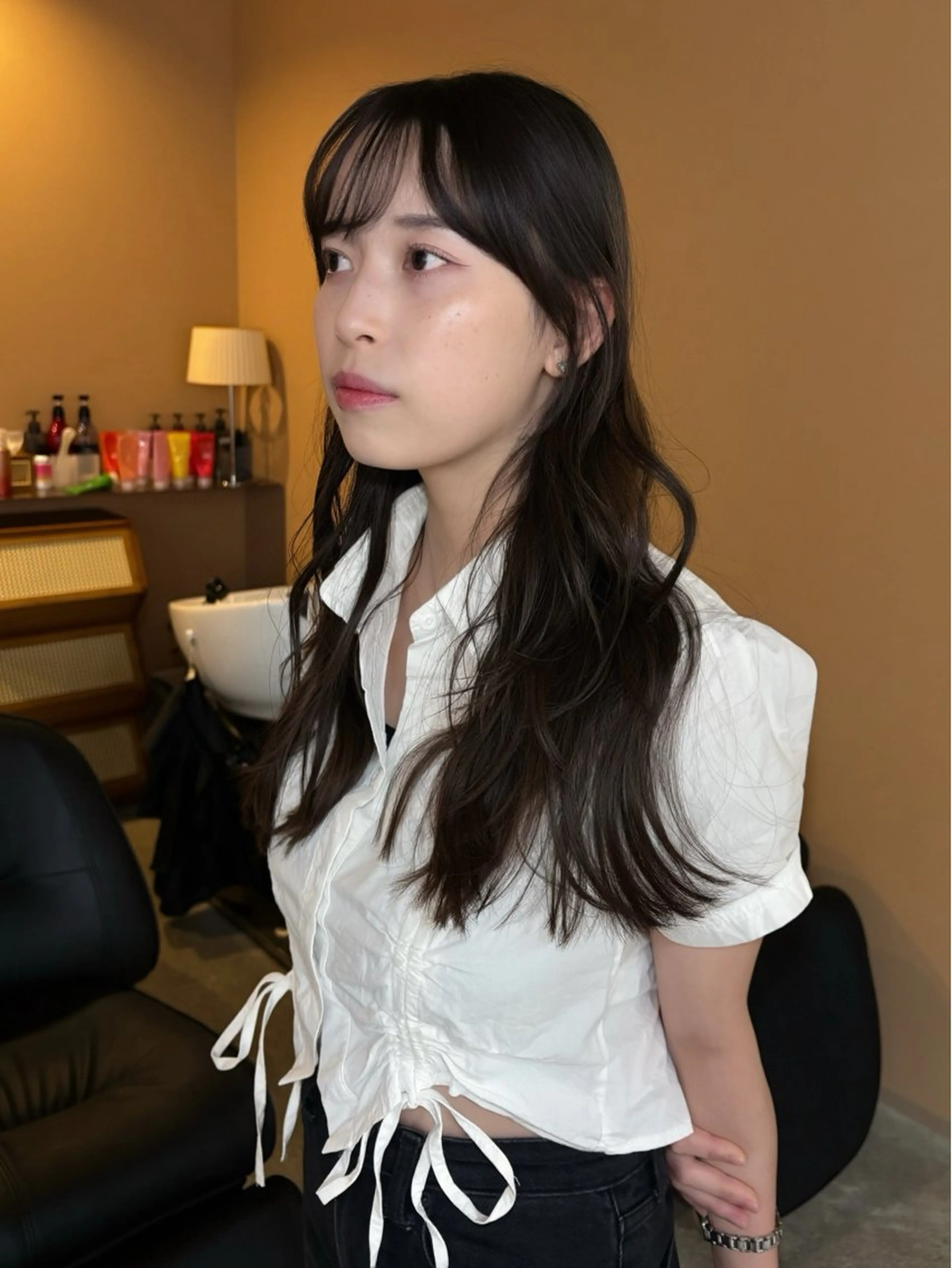 セミロング メンズモデル募集中 YOKE reinaのヘアスタイル