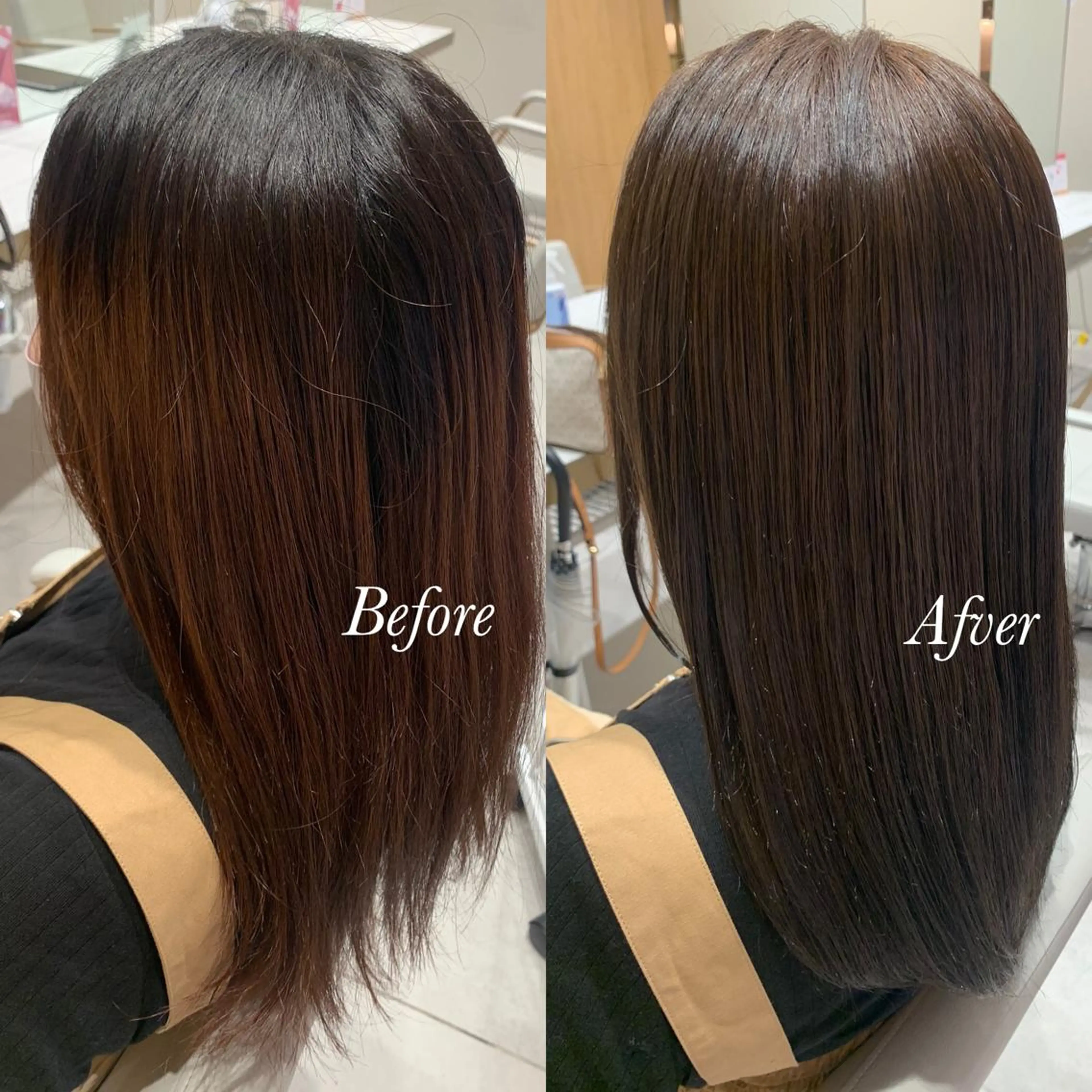 カラー Toiro所属・🤎小顔レイヤー /ベージュ🤎友香のヘアスタイル