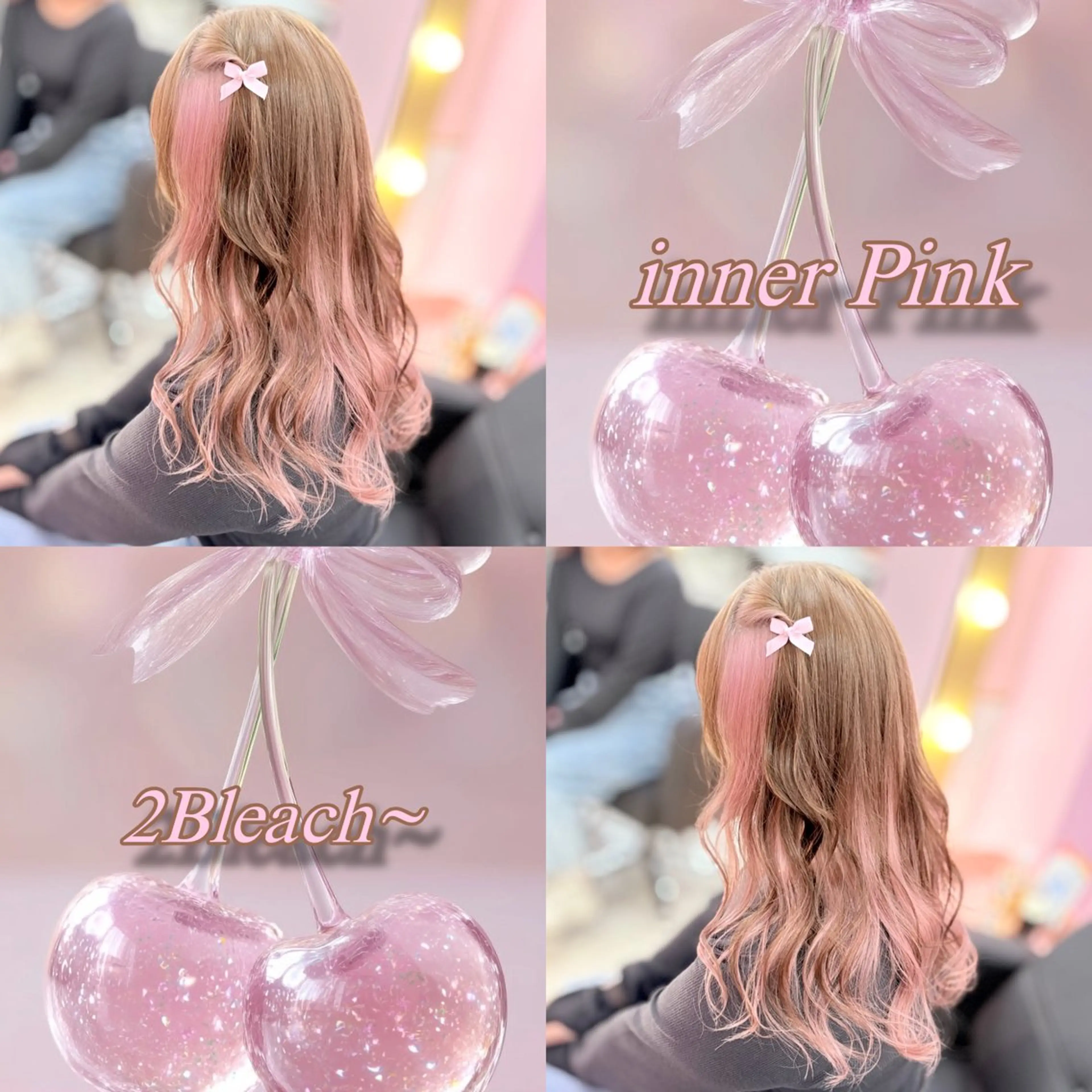 セミロング カラー 甘ふわgirly🎀 ハイトーン🤍Ramのヘアスタイル