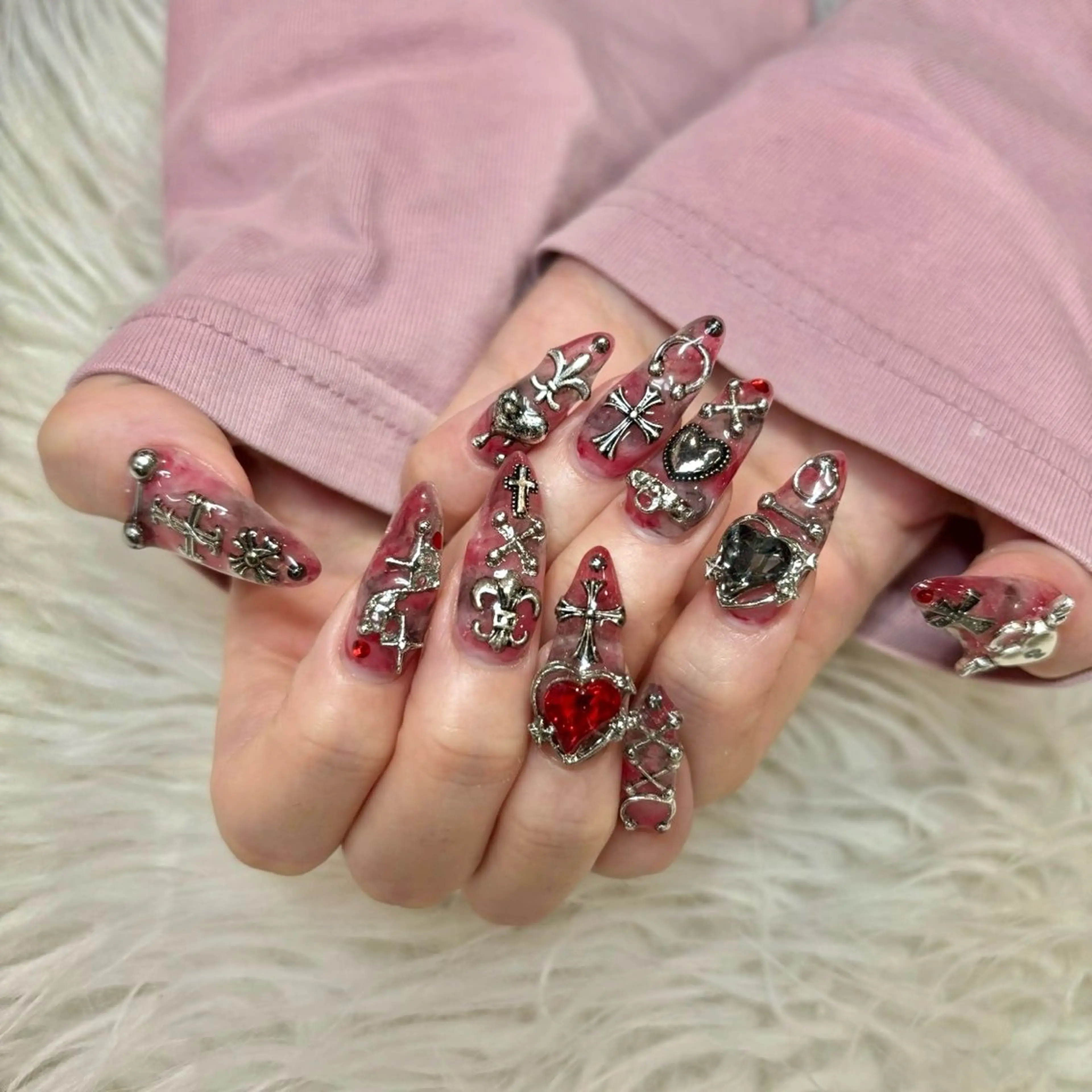 ロング mionail 八木のネイルデザイン