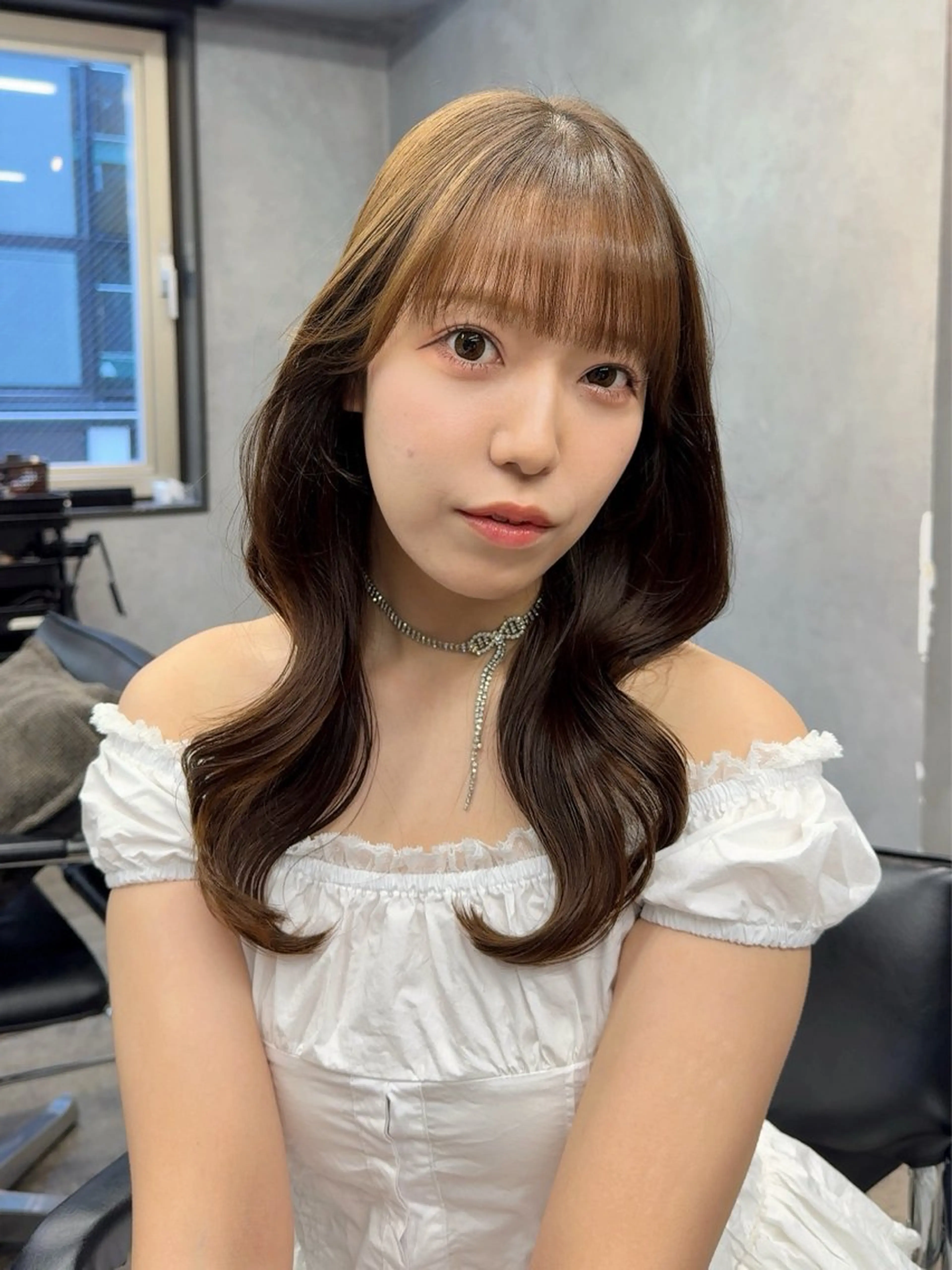 セミロング ヘアカラー トリートメント 髪質改善/艶髪 MINAMIのヘアスタイル