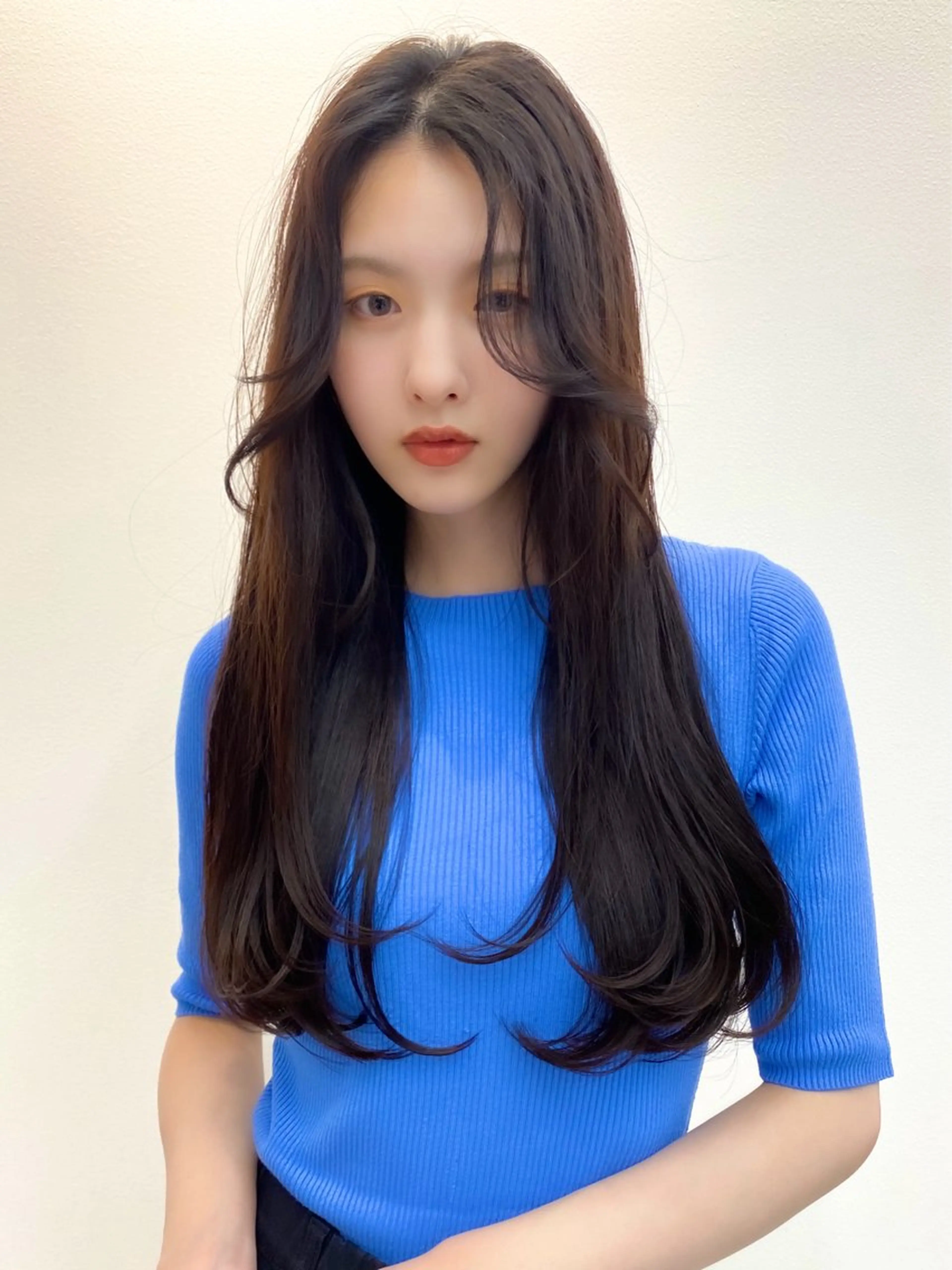 ロング 山﨑 燦人のヘアスタイル