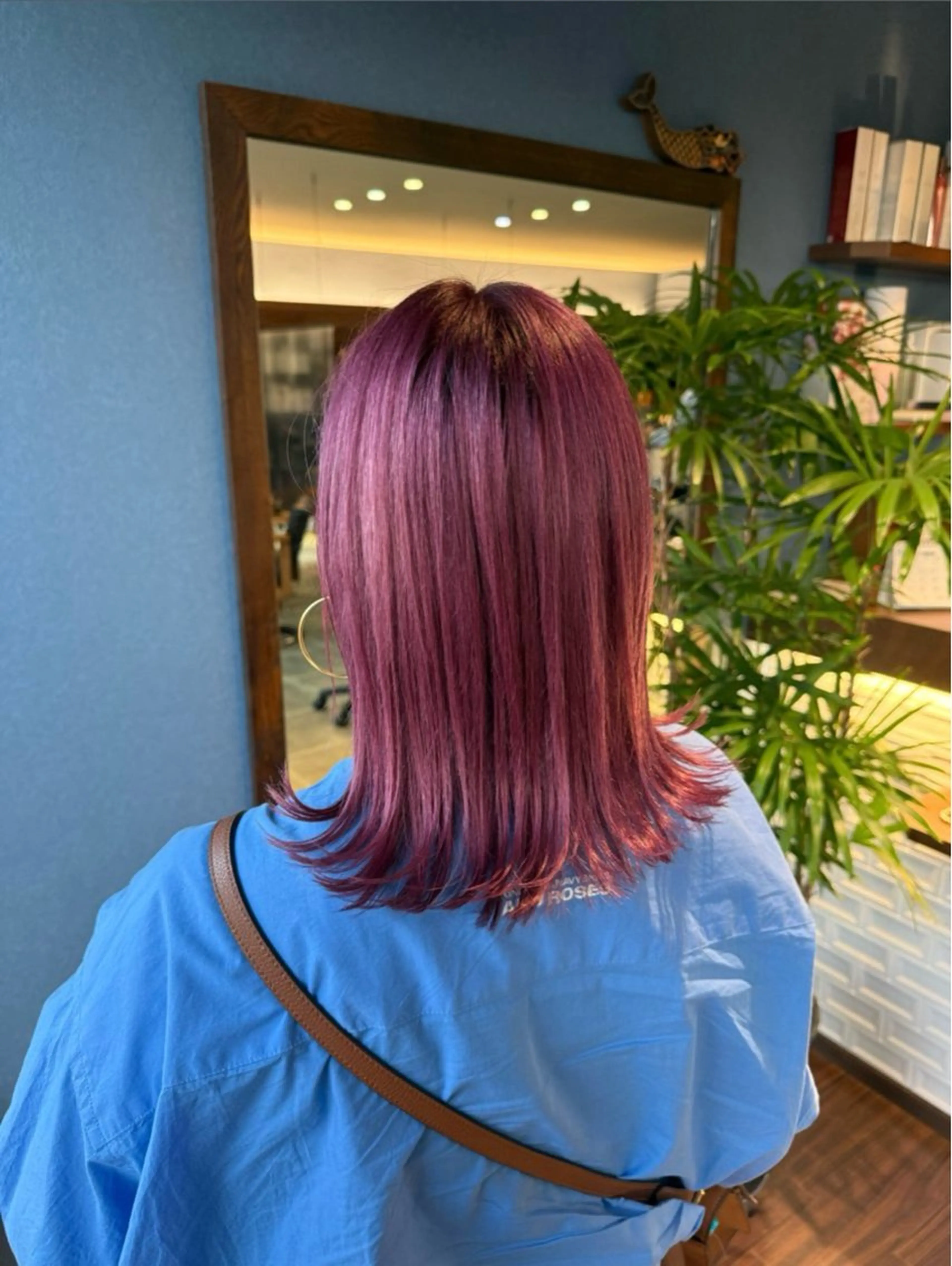 ミディアム カラー ピンクカラー カット ヘアカラー 🎀Kubu🍀 Natsumu🎀のヘアスタイル