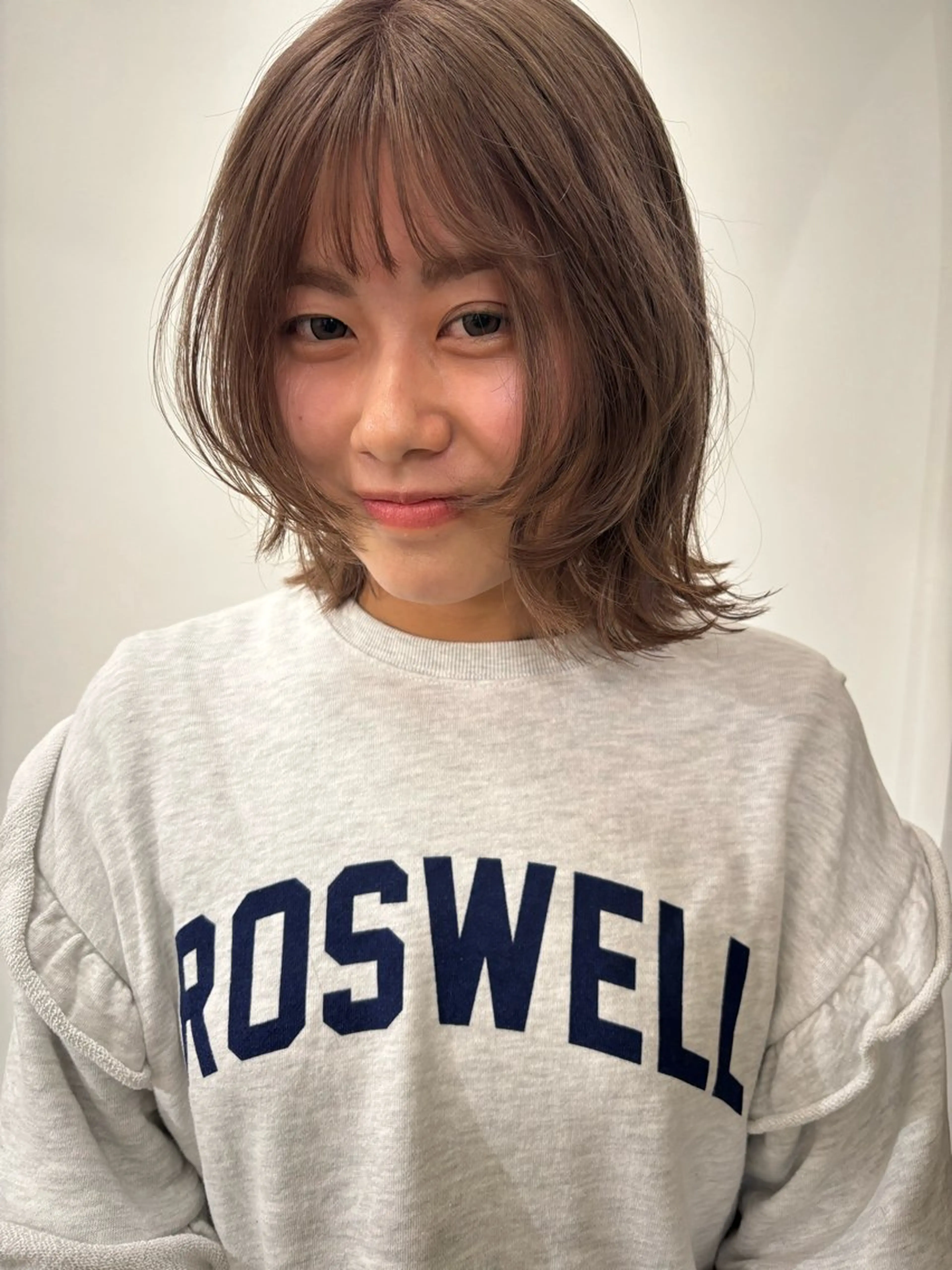 ショート mirai/レイヤー ボブ/デザインのヘアスタイル