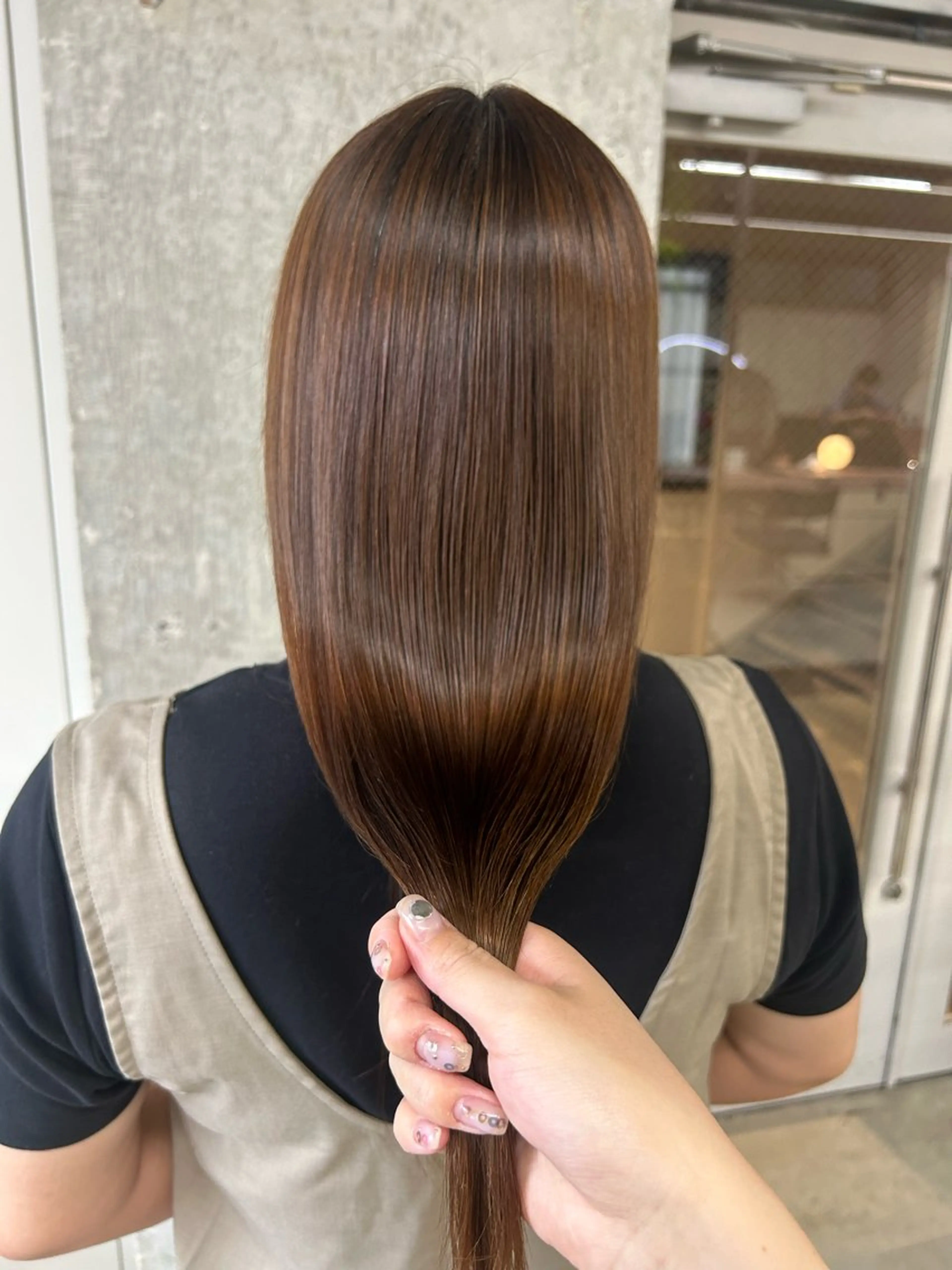 ロング 酸性ストレート 縮毛矯正 伊藤ほのか /パーマ/オリーブのヘアスタイル