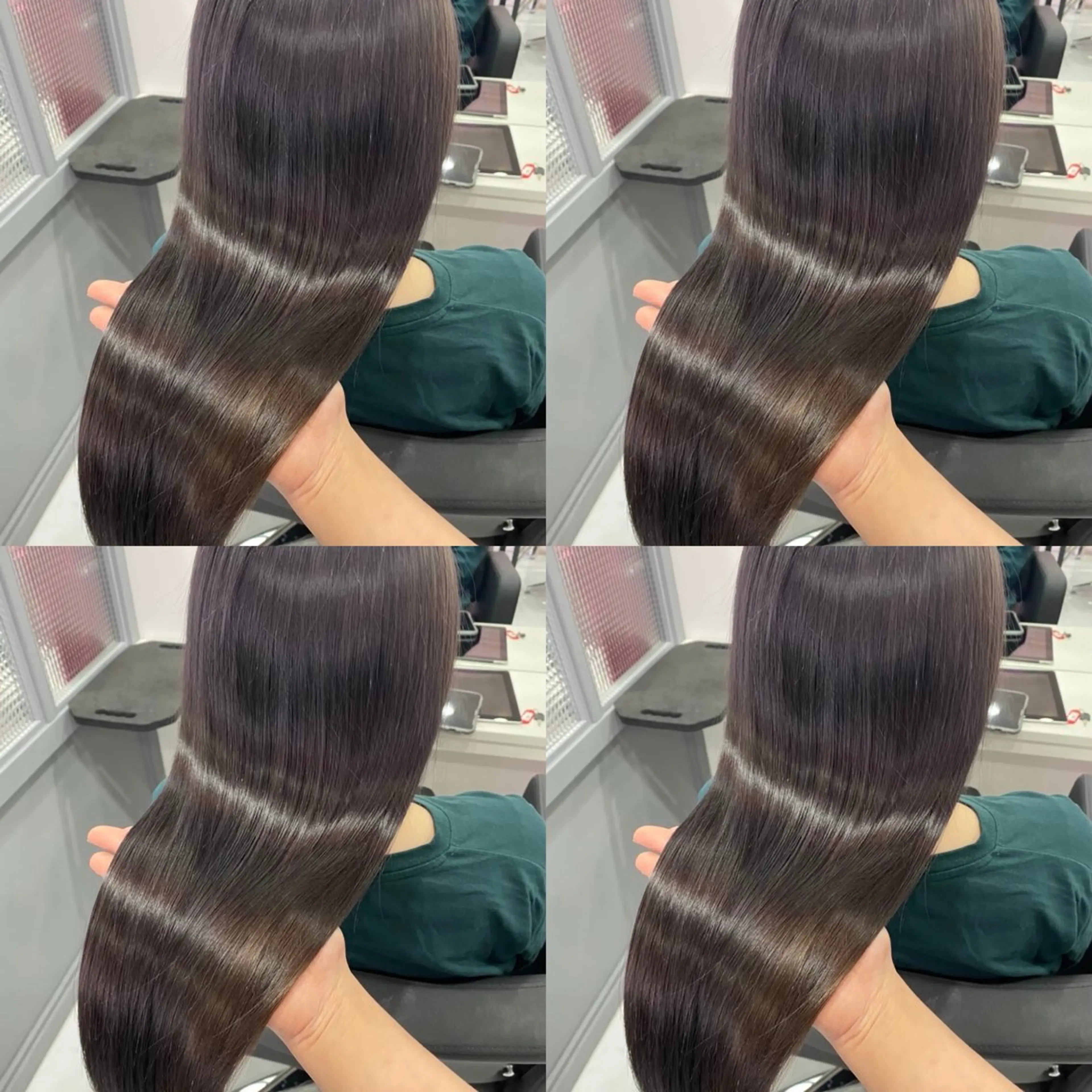 ロング カラー 艶髪×透明感カラー ののかのヘアスタイル