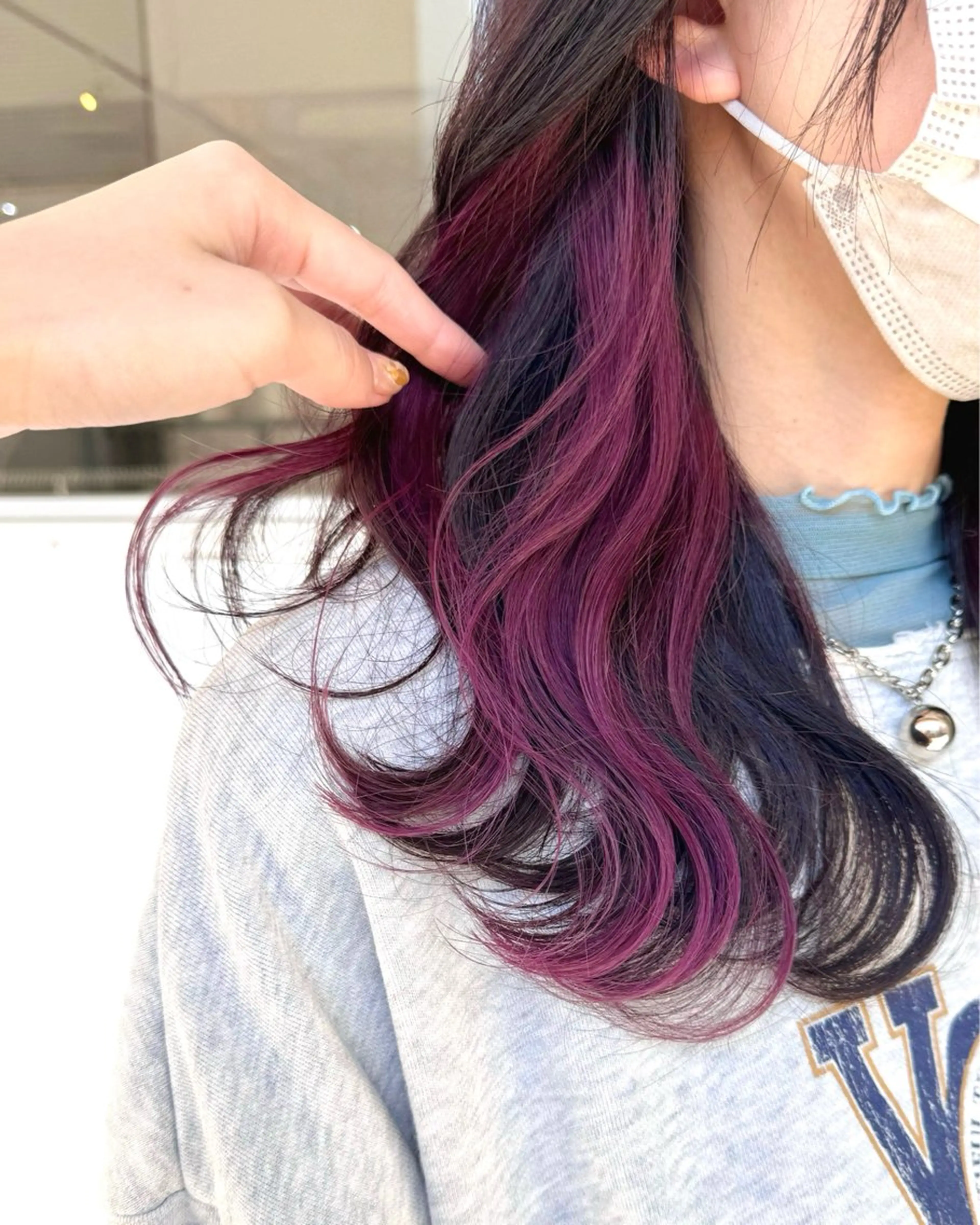 セミロング ヘアカラー 後藤 陽花子のヘアスタイル