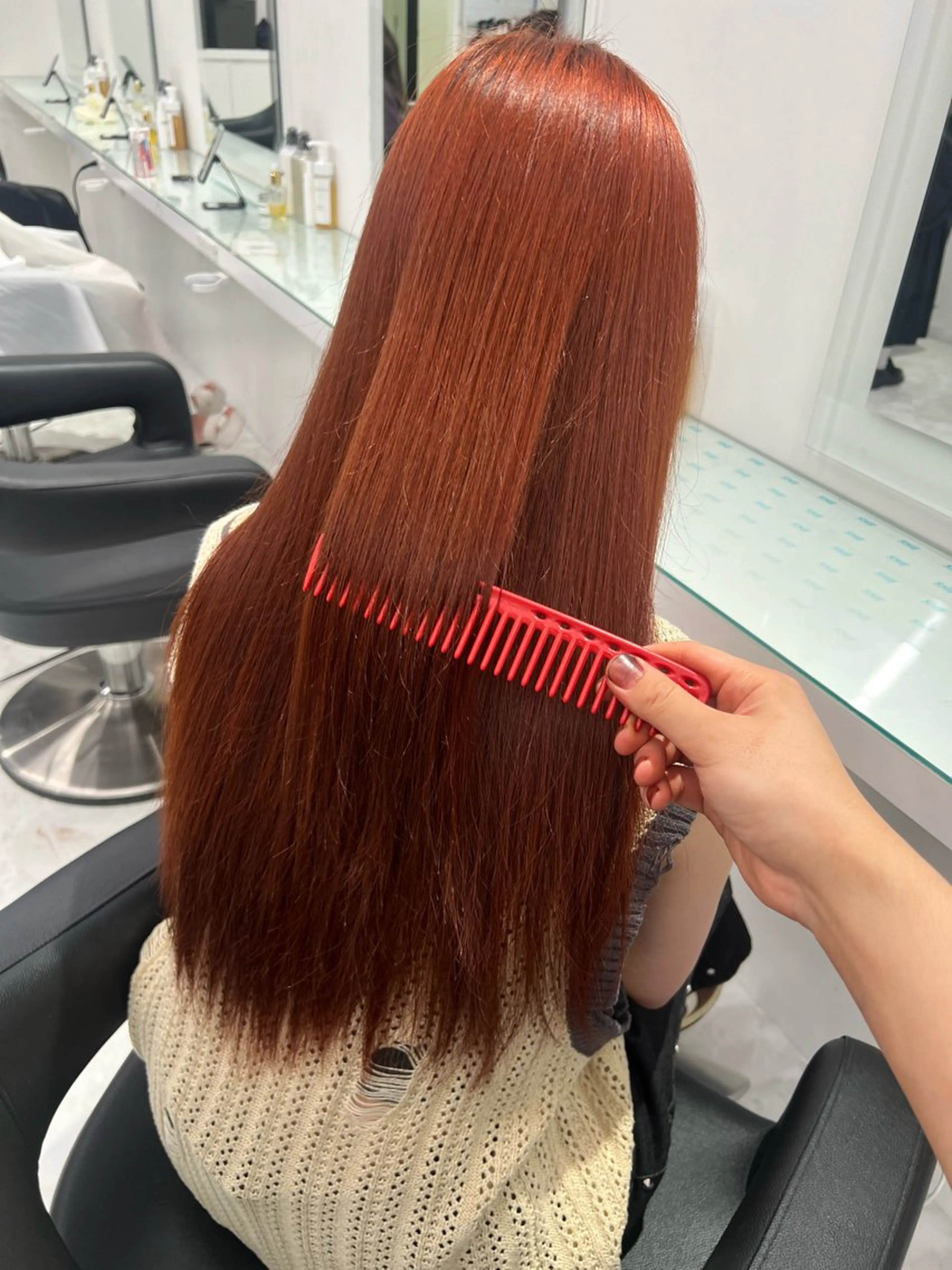 カラー ヘアカラー トリートメント ヘッドスパ ヘアセット ブリーチなし透明感 💗RYOTAのヘアスタイル