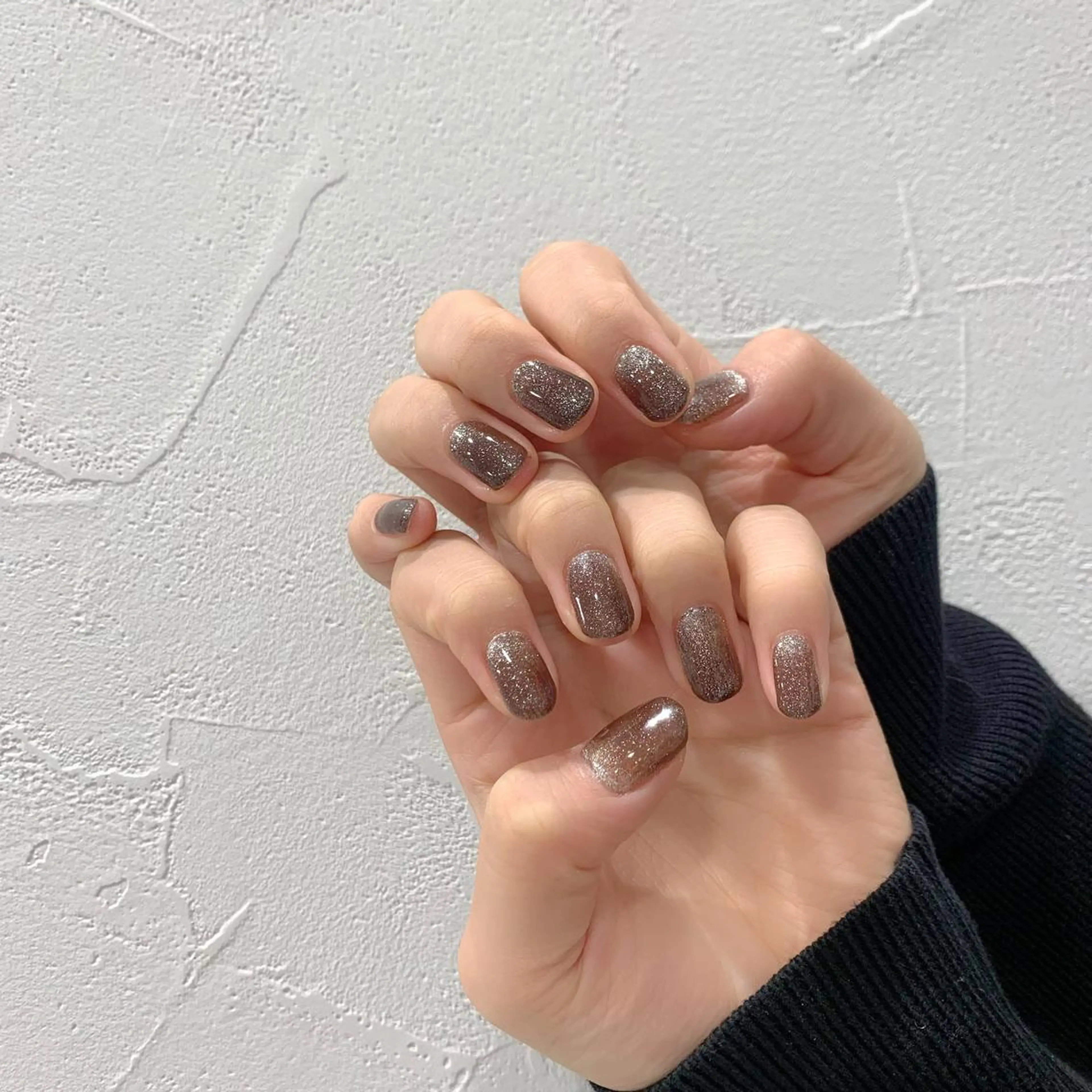 ネイル マグネットネイル シンプルネイル ハンドネイル 佐藤 まりえのネイルデザイン